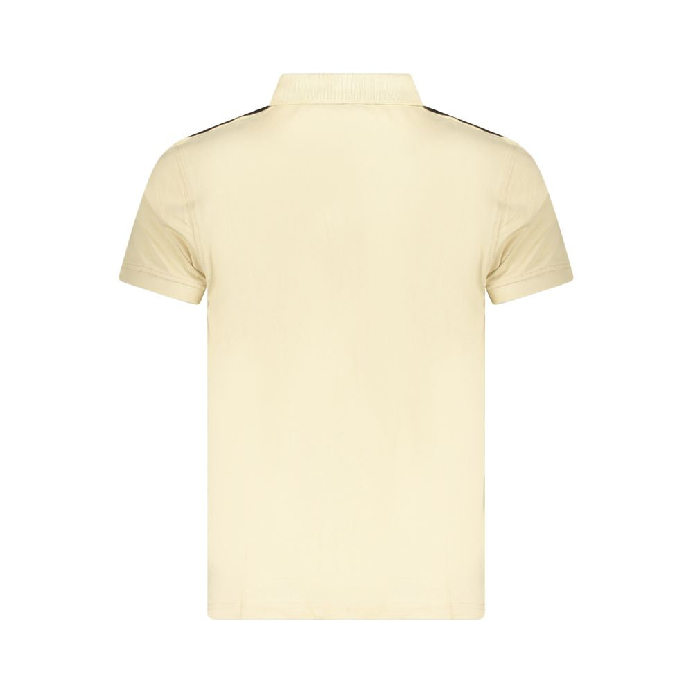 Мъжка поло тениска Men’s polo shirt Cavalli Class TXT64D JD060 03528 Beige Back view