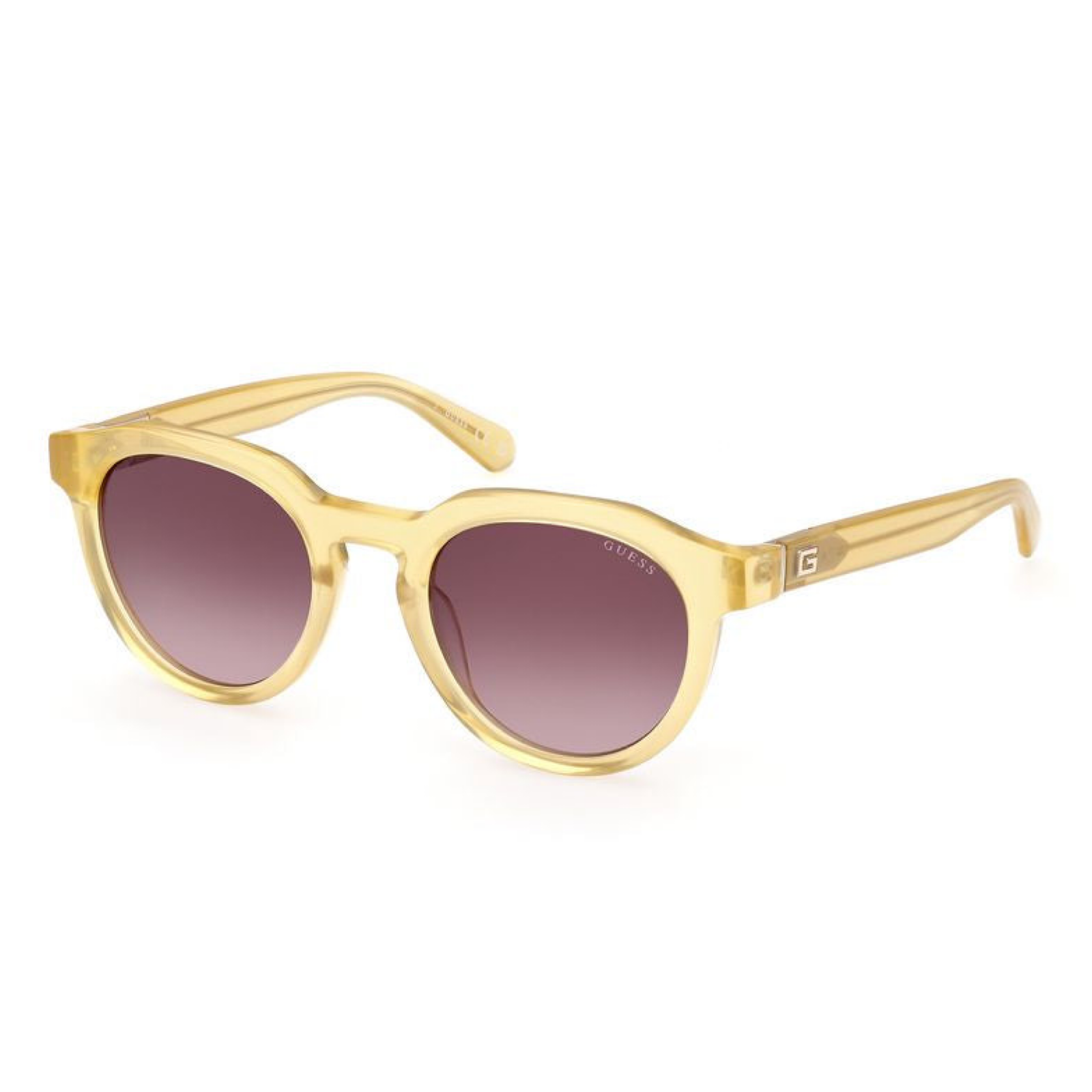 Guess Yellow Plastic Sunglasses