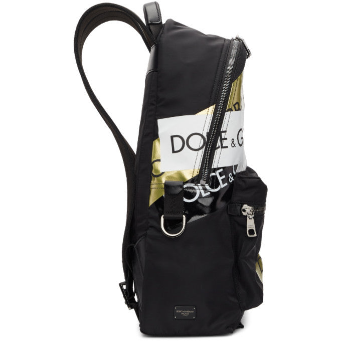 Dolce & Gabbana Logo Tape Men Rucksack