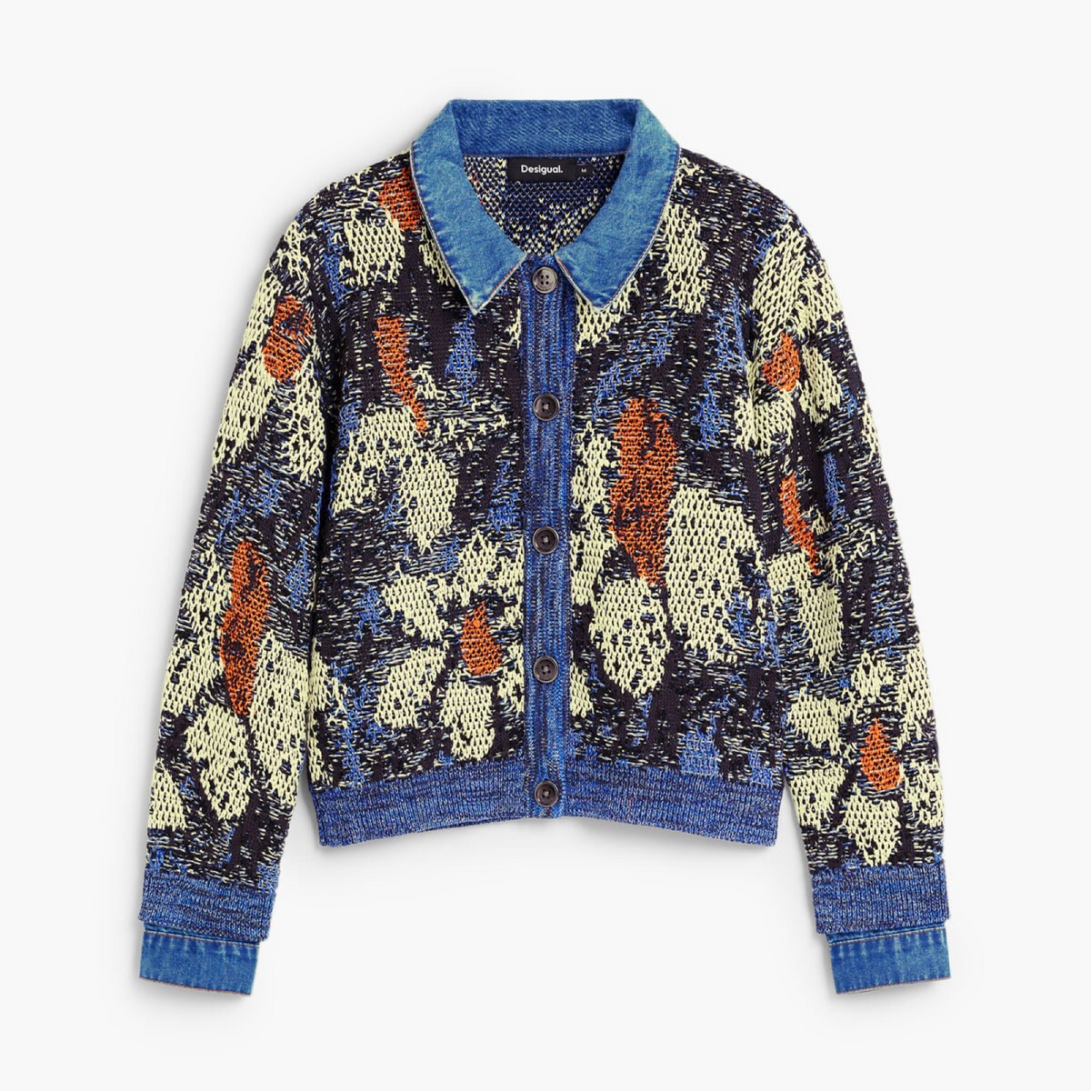 Дамска жилетка Desigual Women Cardigan 26WWJF47 5008 Front View