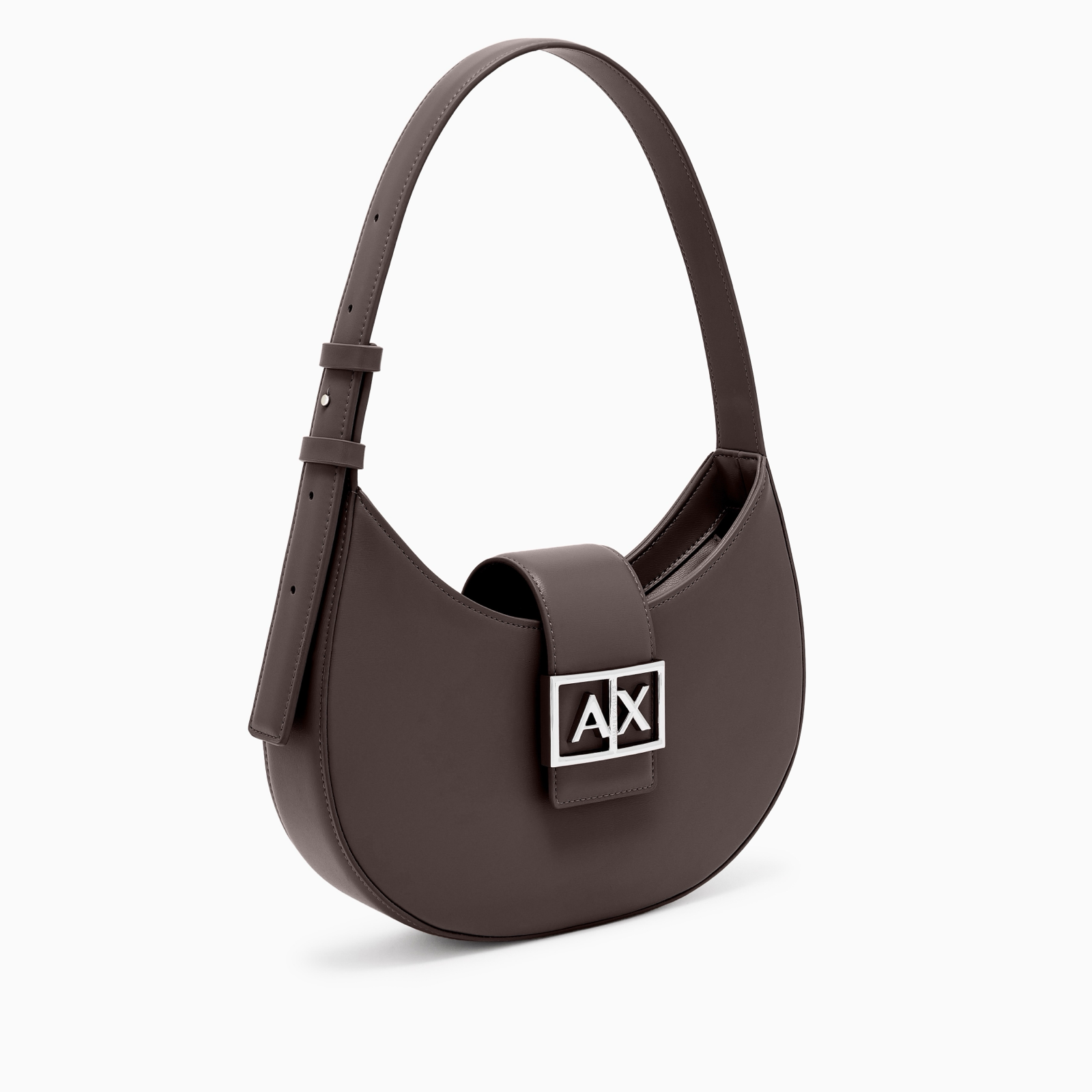 Дамска кафява чанта Armani Exchange Women Shoulder Bag XW002565 AF12039 U6018 Side View