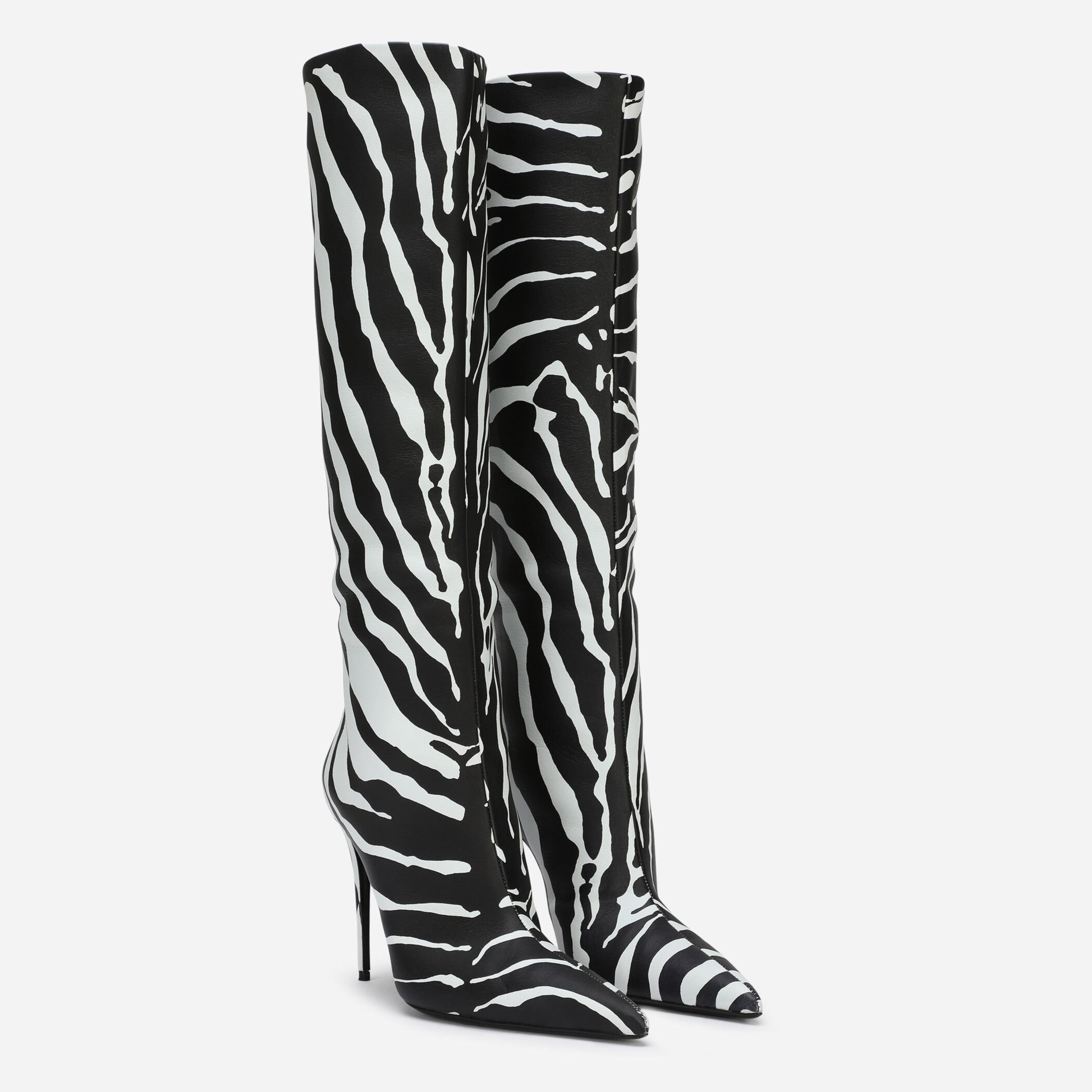 Дамски луксозни ботуши с ефект на зебра DOLCE & GABBANA
Women’s Luxury “Zebra” Boots Heels