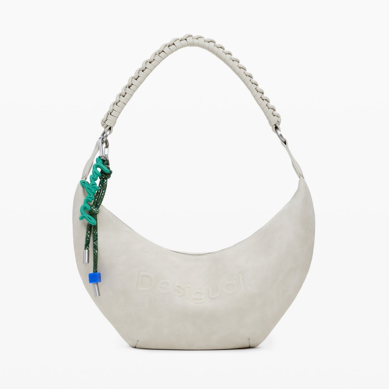 Дамска бяла чанта Desigual Women Shoulder Bag 25WAXPB3 Front View
