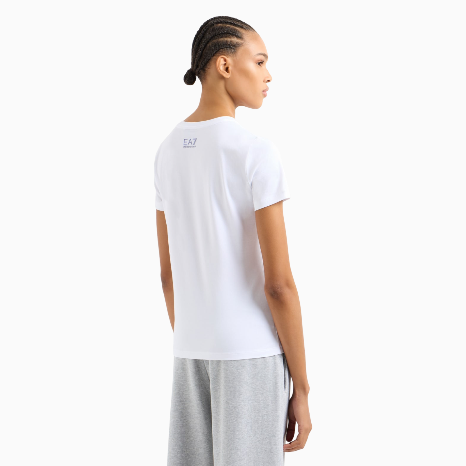 Дамска бяла тениска EA7 Emporio Armani 7W000183 AF10373