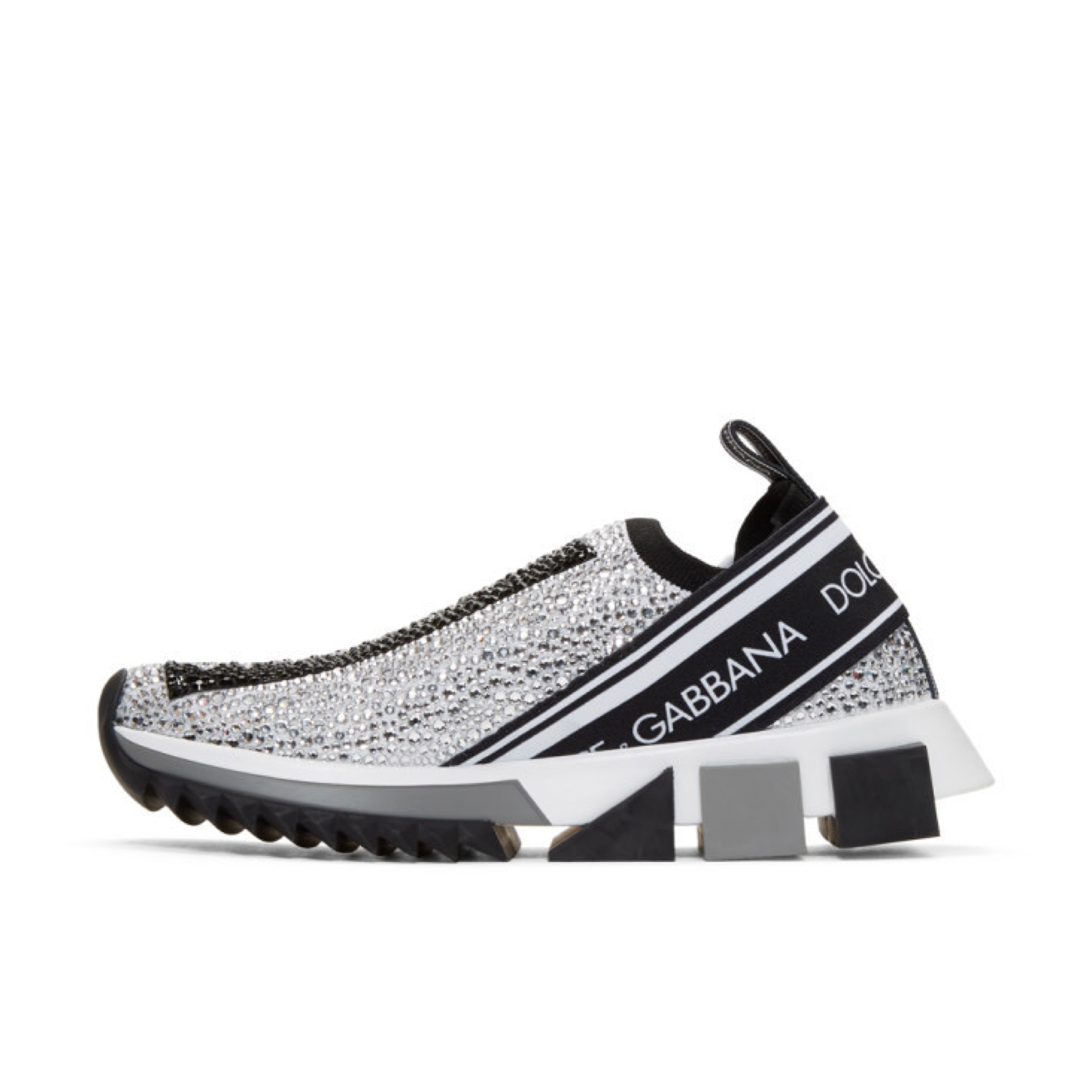 Dolce & Gabbana Sparkling Crystals Sorrento Women Sneakers