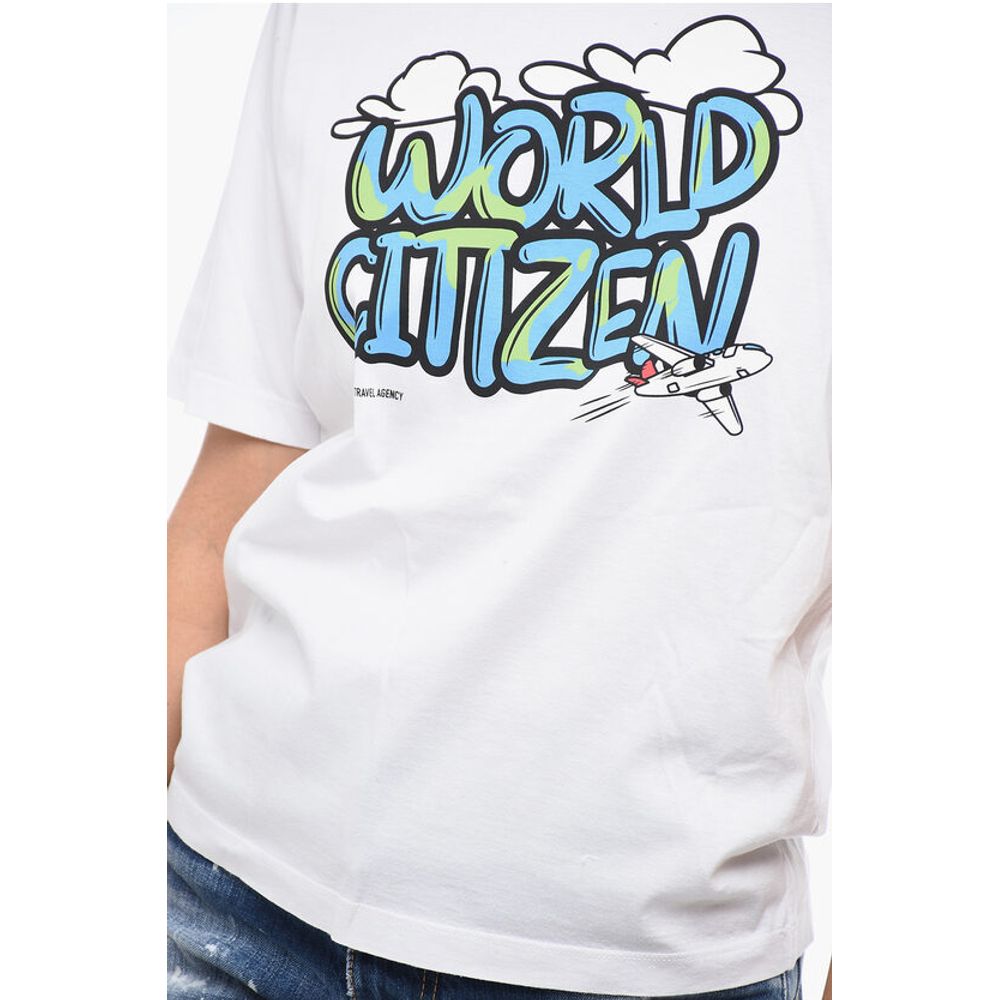 Dsquared² World Citizen Women T-Shirt Close-Up