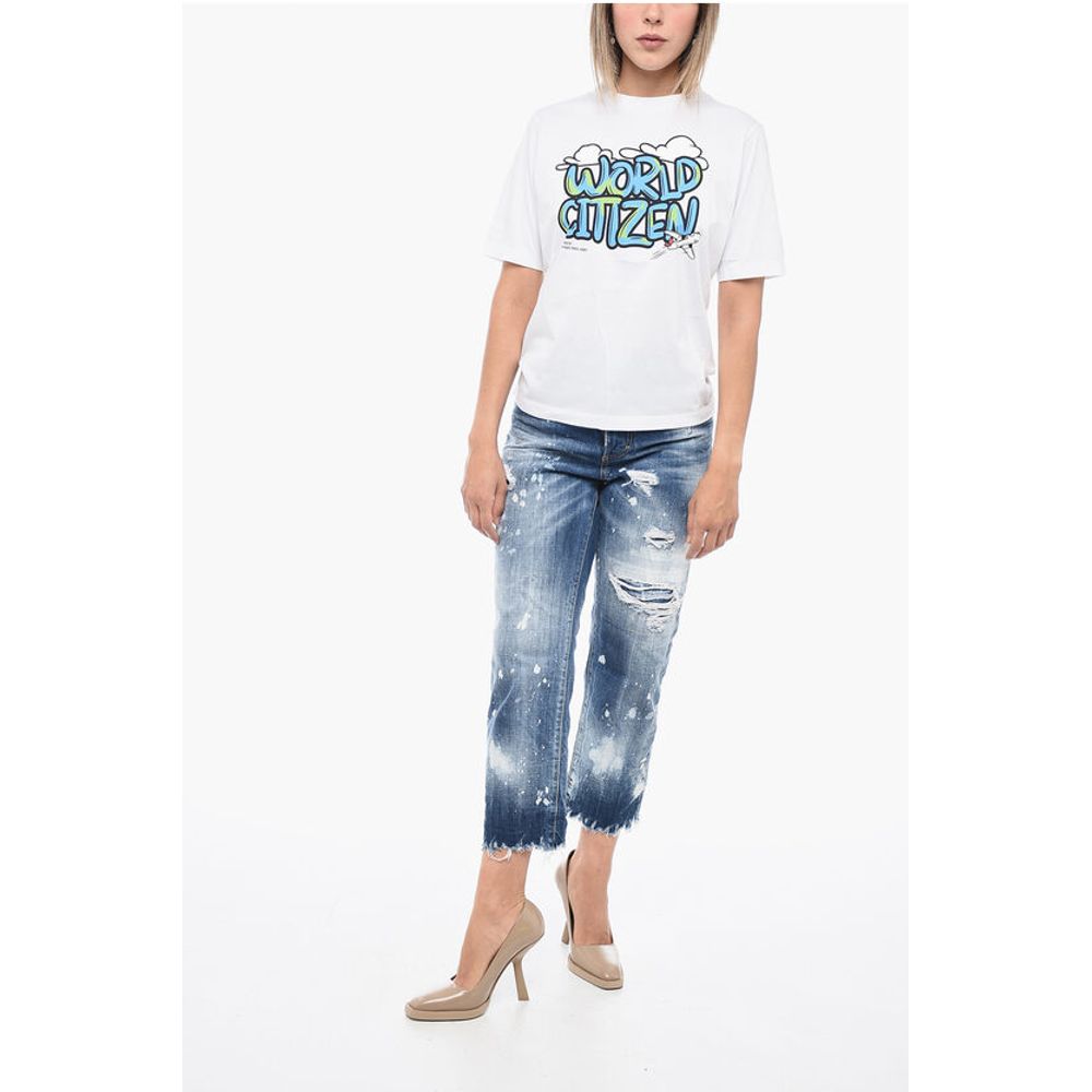 Dsquared² World Citizen Women T-Shirt Front View