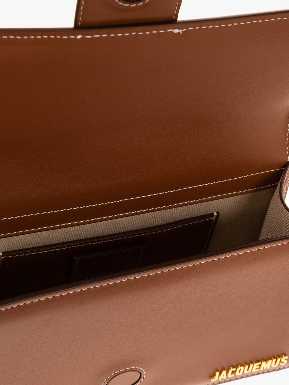Дамска чанта Women’s handbag JACQUEMUS 213BA0073072811 Le Grand Bambino Brown inside view