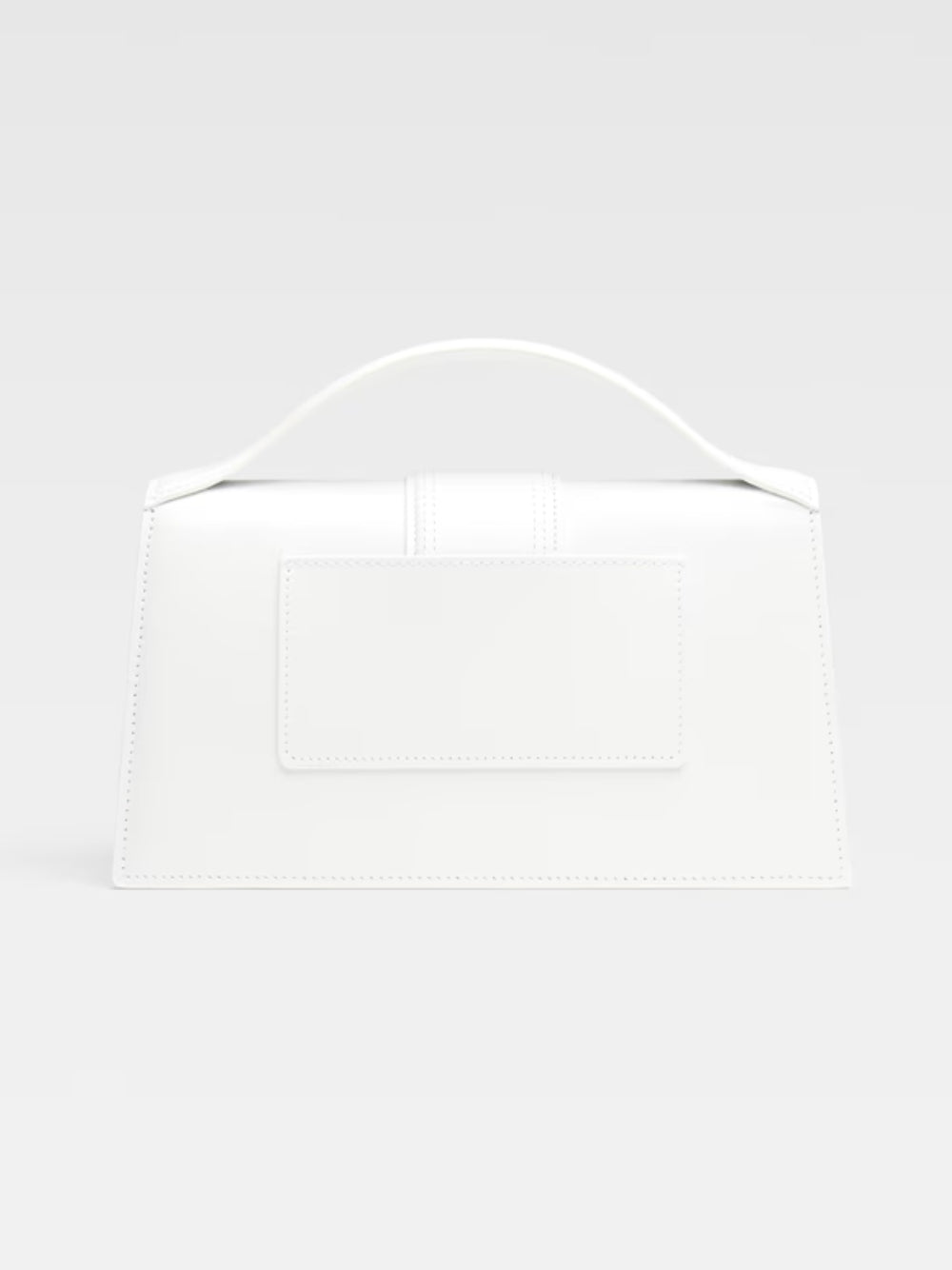 Women’s handbag JACQUEMUS Le Grand Bambino 213BA0073000100 White back view