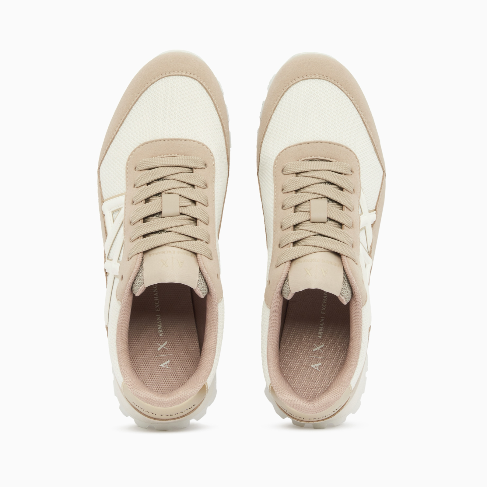 Дамски маратонки Armani Exchange Women Sneakers XW002150 AF19388 MZ396 Top View