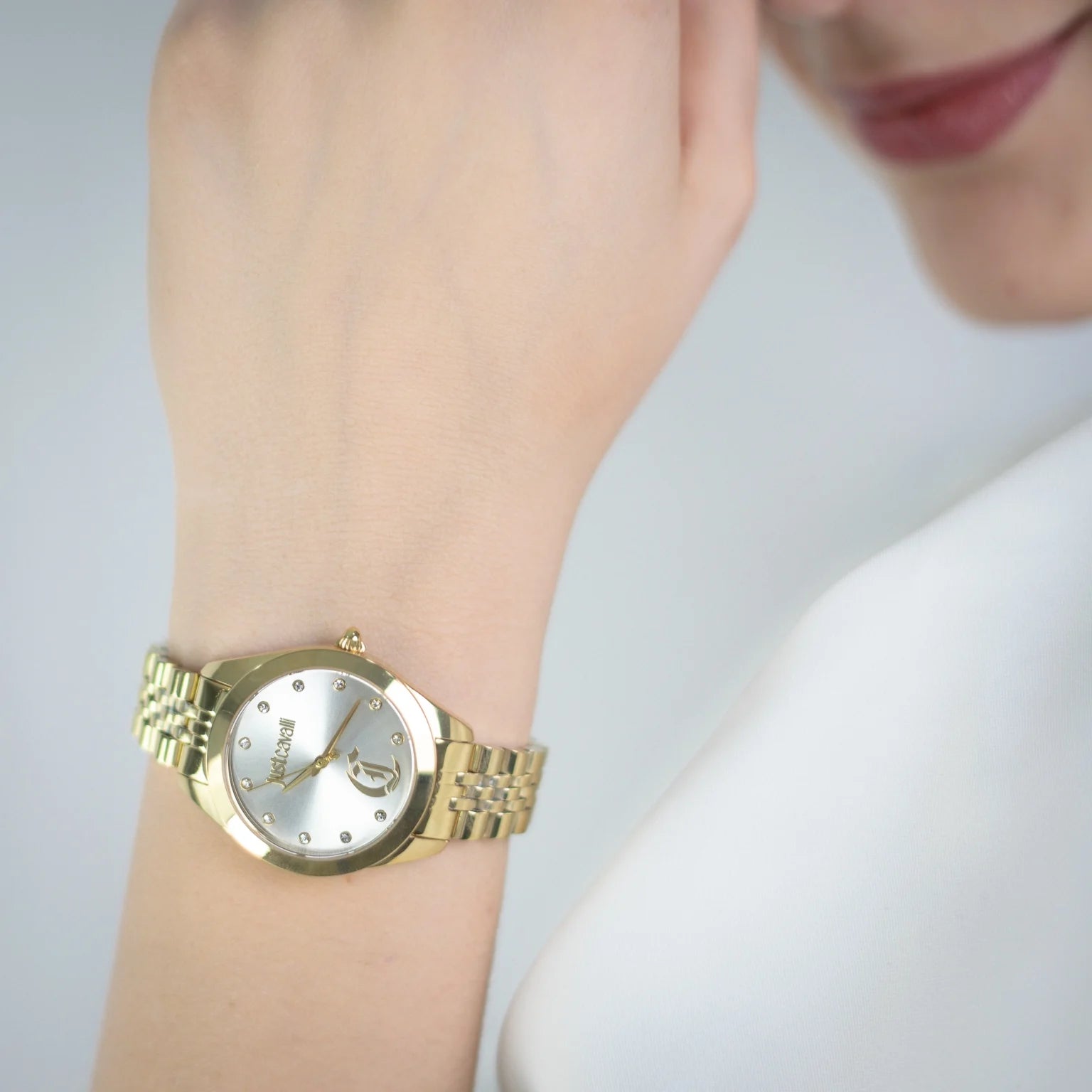 Дамски часовник Women’s watch Just Cavalli Glam Chic Luna JC1L309M0055
Yellow Gold Silver