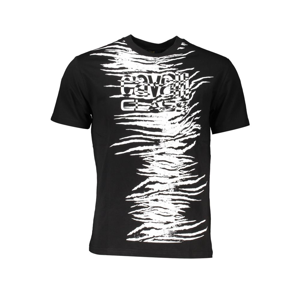 Мъжка тениска Men's t-shirt Cavalli Class
QXT60I JD060 05051 Black front view