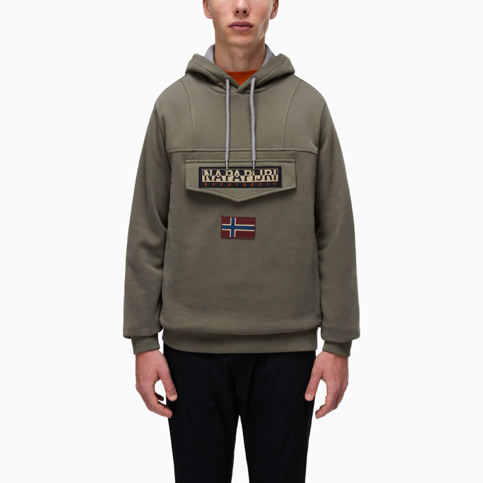 Мъжко худи Napapijri Men Hoodie NP0A892T Front View