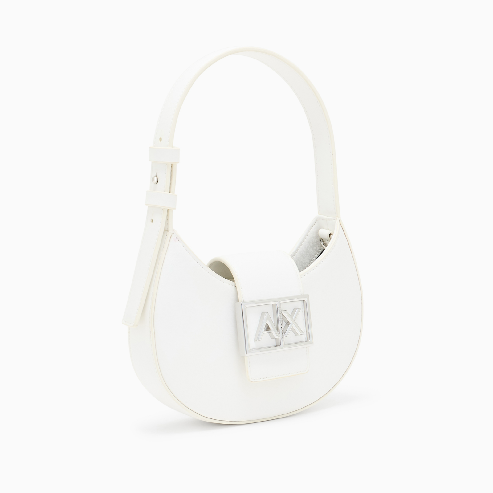 Дамска бяла чанта Armani Exchange Women Shoulder Bag XW002566 AF12039 U0011 Side View
