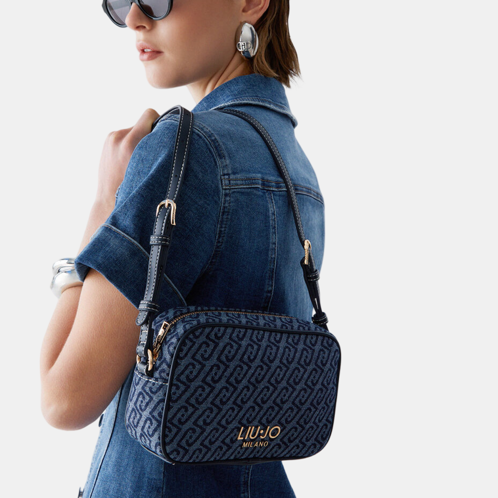 Дамска чанта Liu Jo Women Denim Crossbody Bag AA6137 T379A 94024 Model View