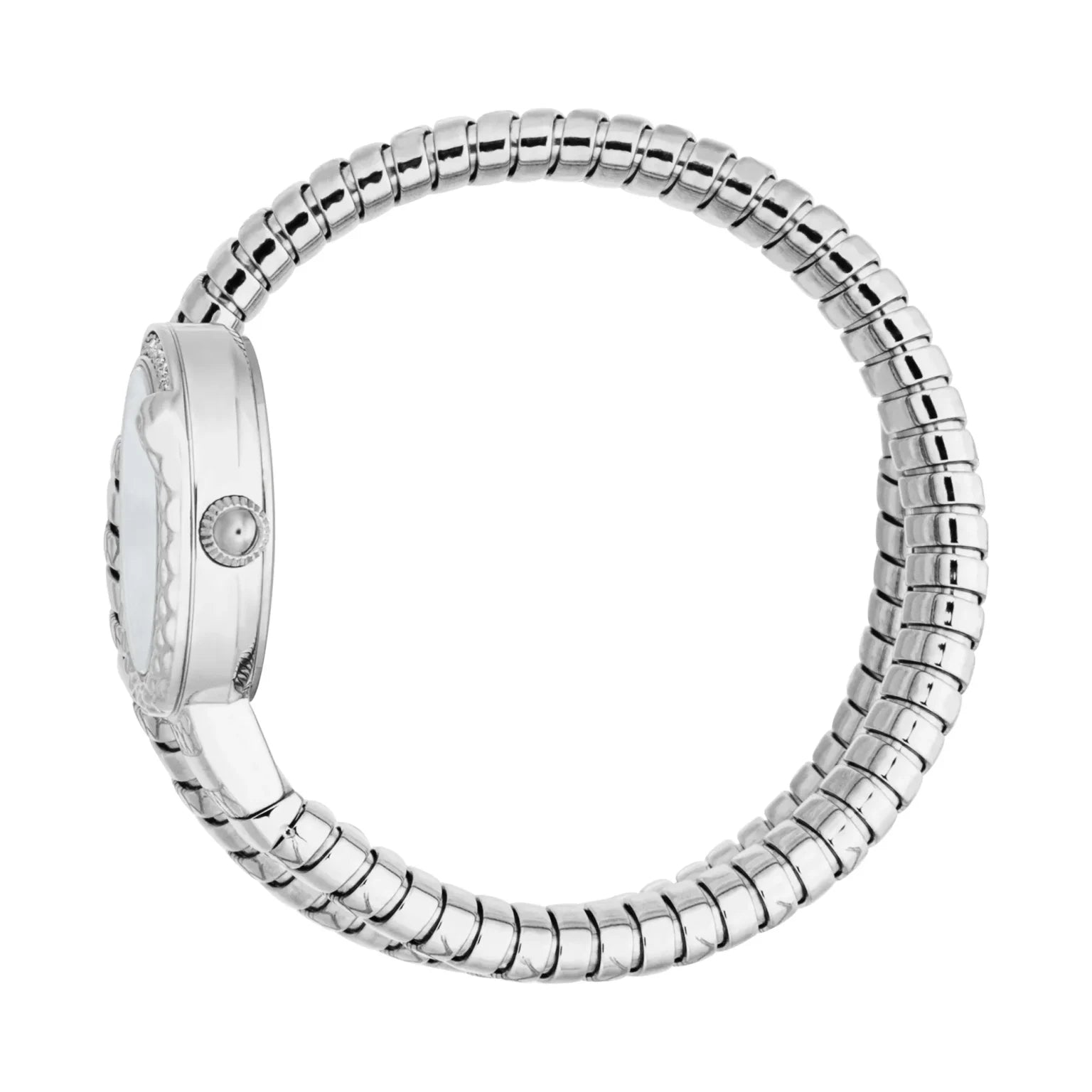 Дамски часовник Women’s watch Just Cavalli Signature Snake Cerchio JC1L301M0085 Silver Grey