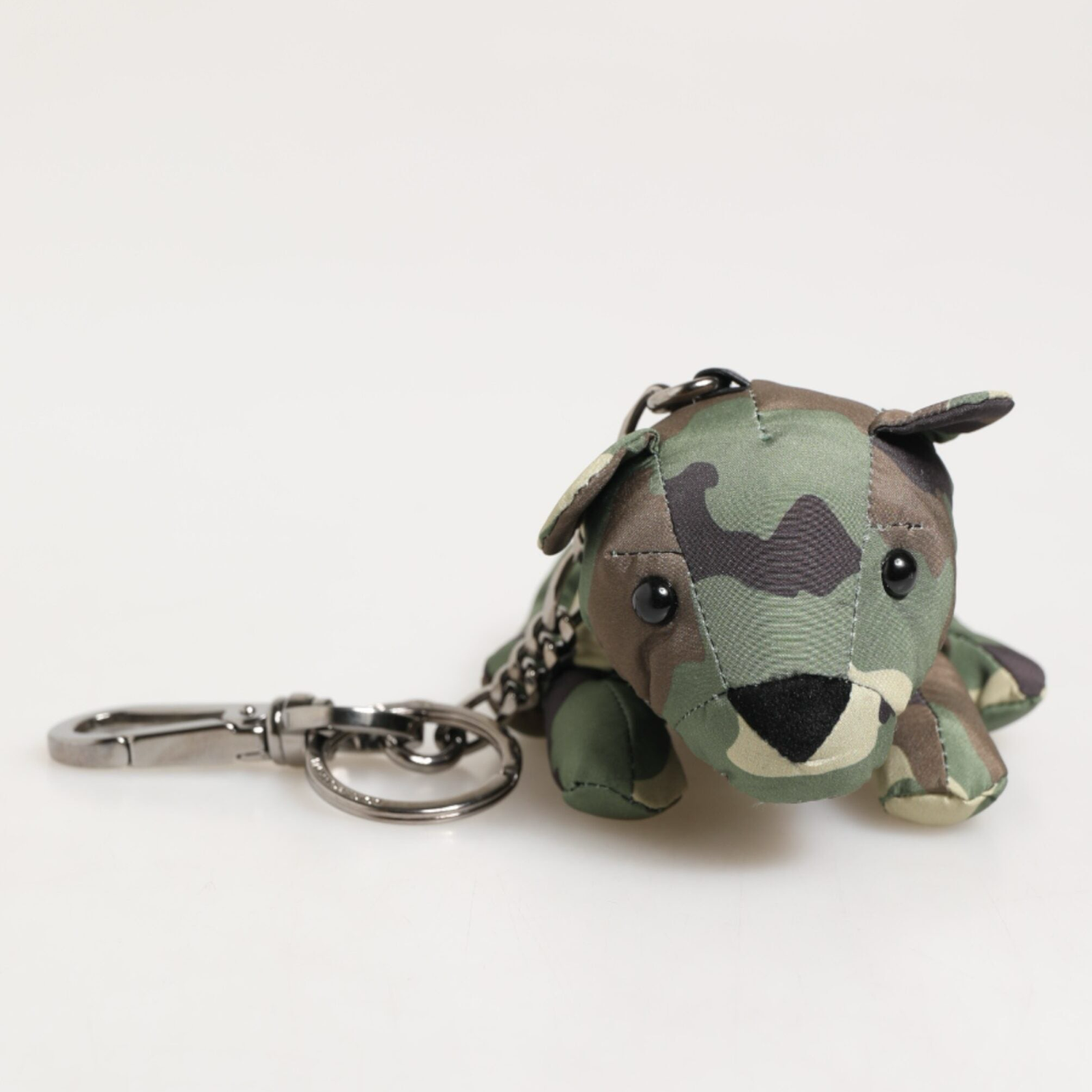 Dolce & Gabbana Camouflage Animal Silhouette Keyring BP3055 AQ785 HHK26 Front View