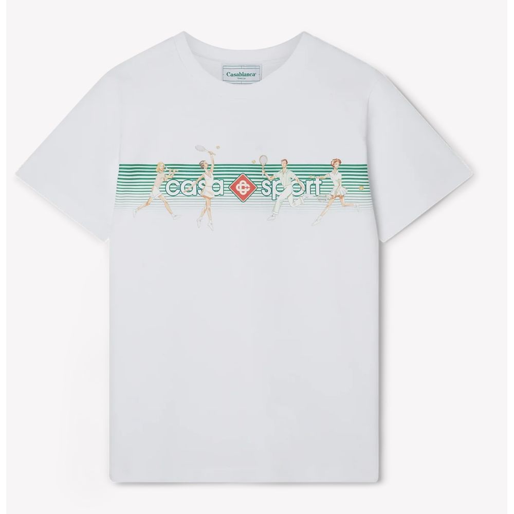 Casablanca Playful Stripes Men T-Shirt