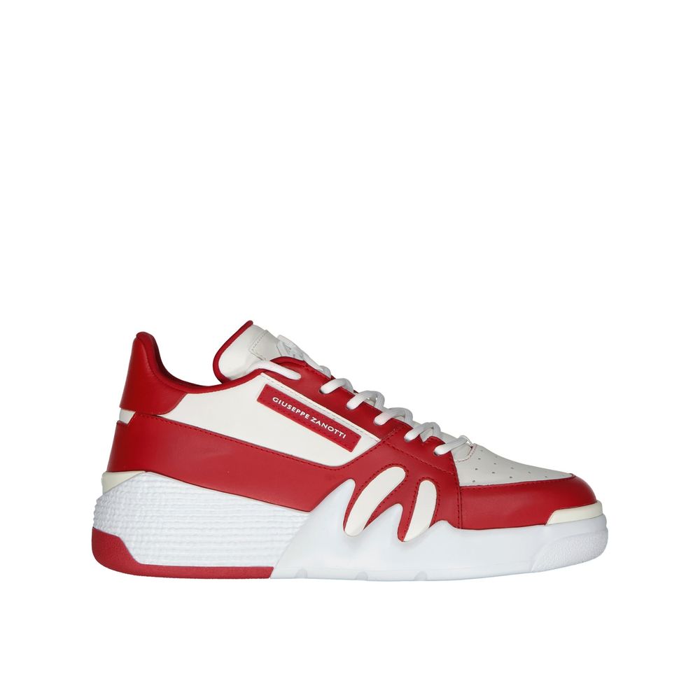 Мъжки кецове Men’s sneakers Giuseppe Zanotti RM10005015 red and White lateral view