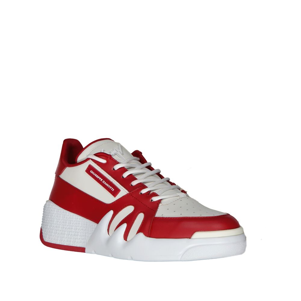 Мъжки кецове Men’s sneakers Giuseppe Zanotti RM10005015 red and White angled view