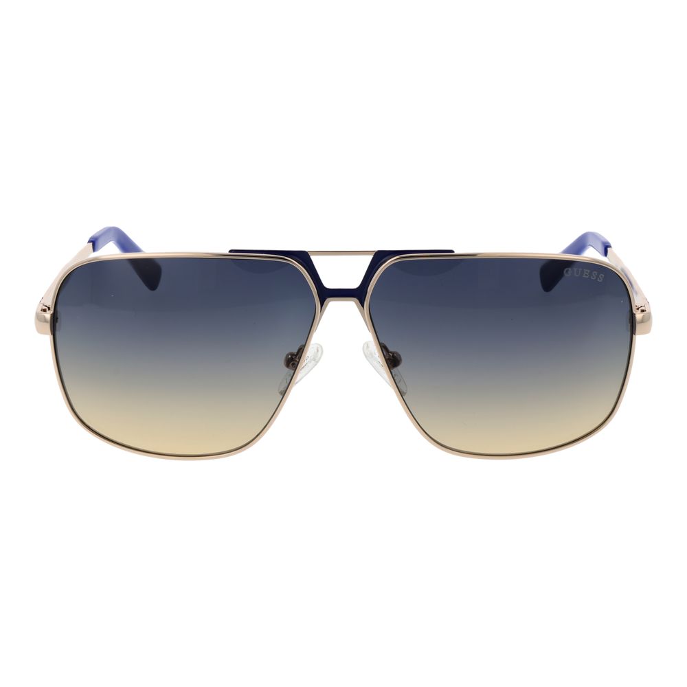 Guess Silver Men Sunglasses