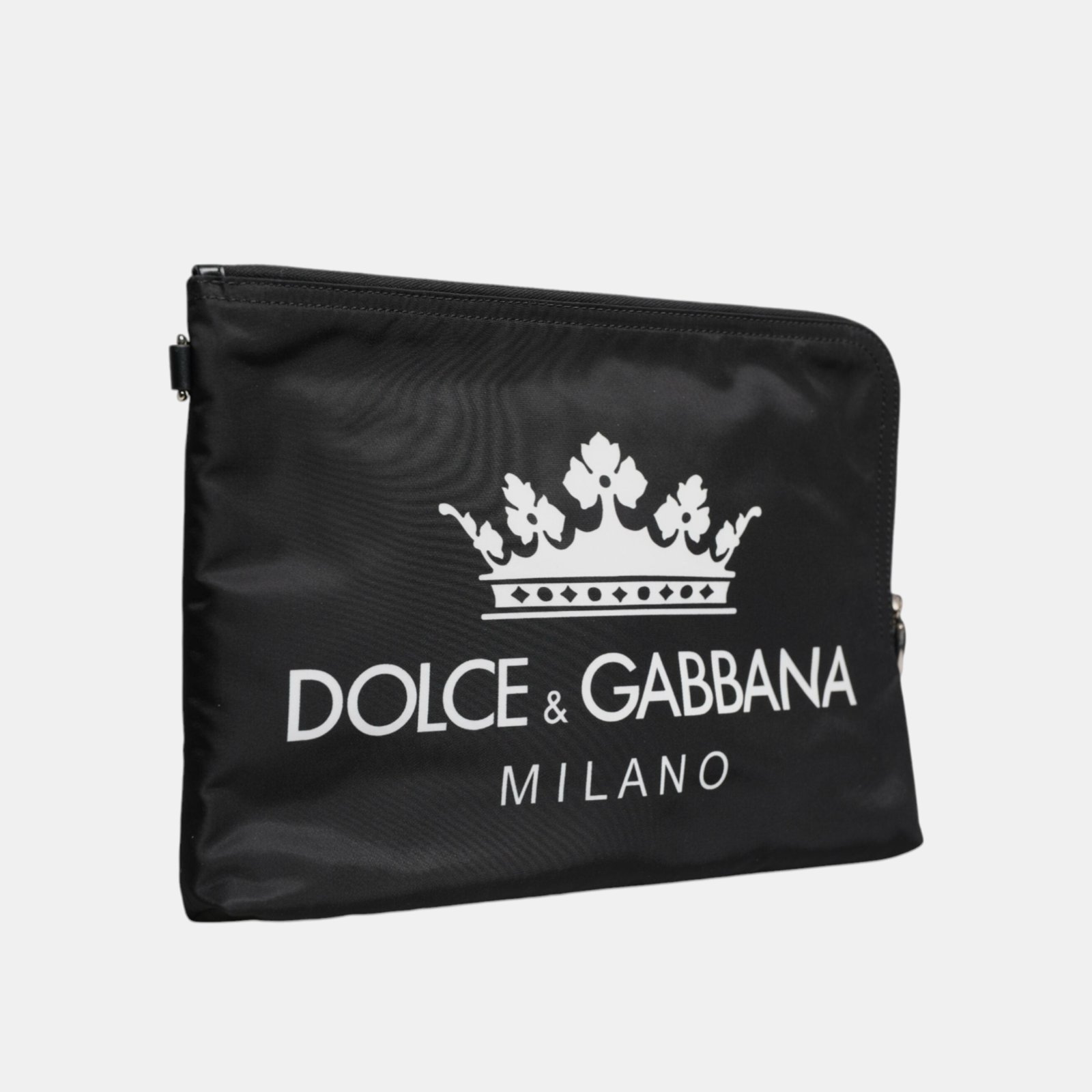 Dolce & Gabbana DG Milano Print Nylon Pouch Clutch Bag