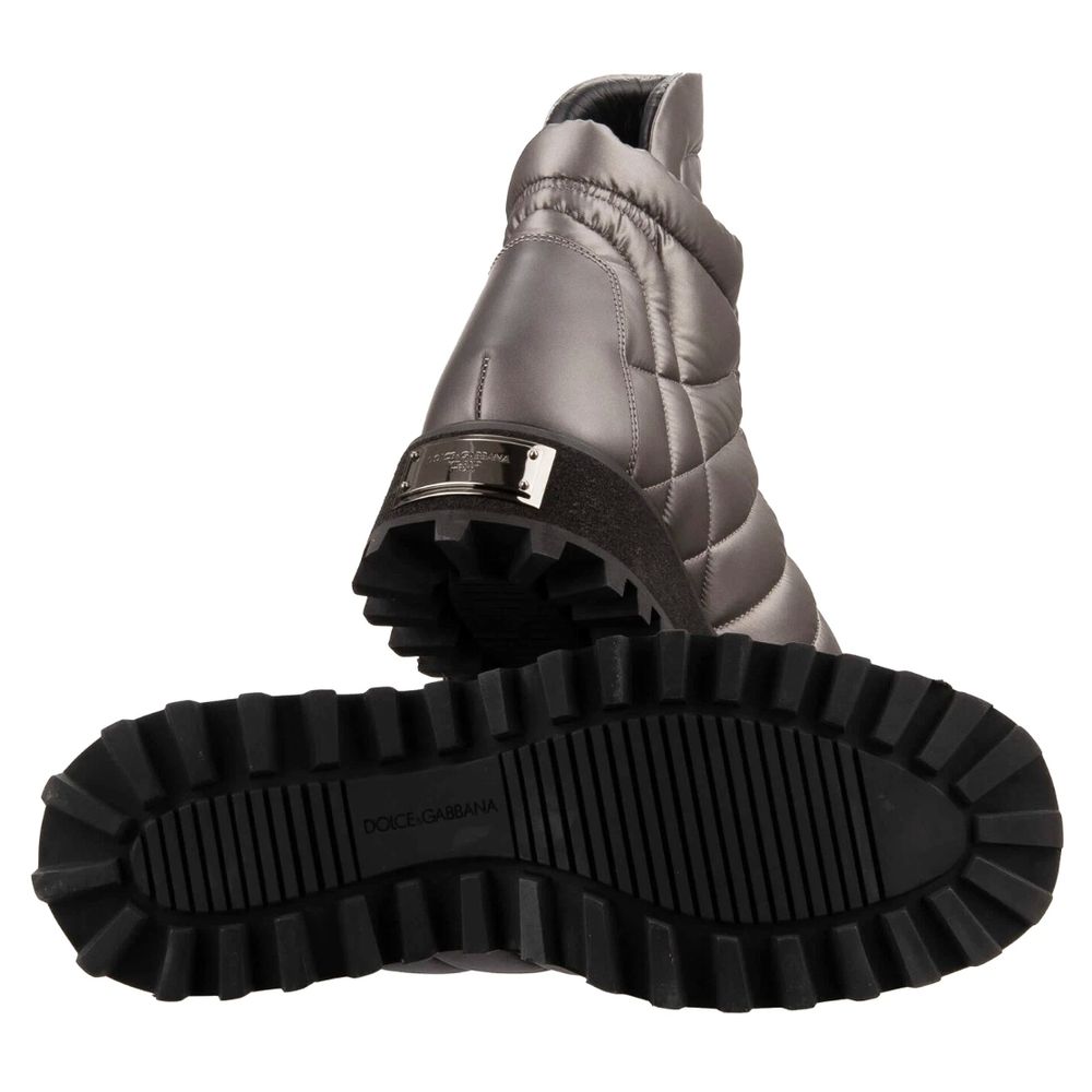 Мъжки боти Men’s ankle boots DOLCE & GABBANA MICHELANGELO A60403-AQ303 Silver outsole view