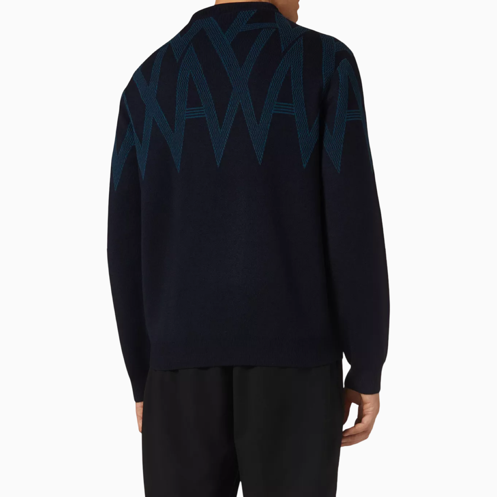 Мъжки пуловер Armani Exchange Men Sweater XM001338 AF14007 Back View