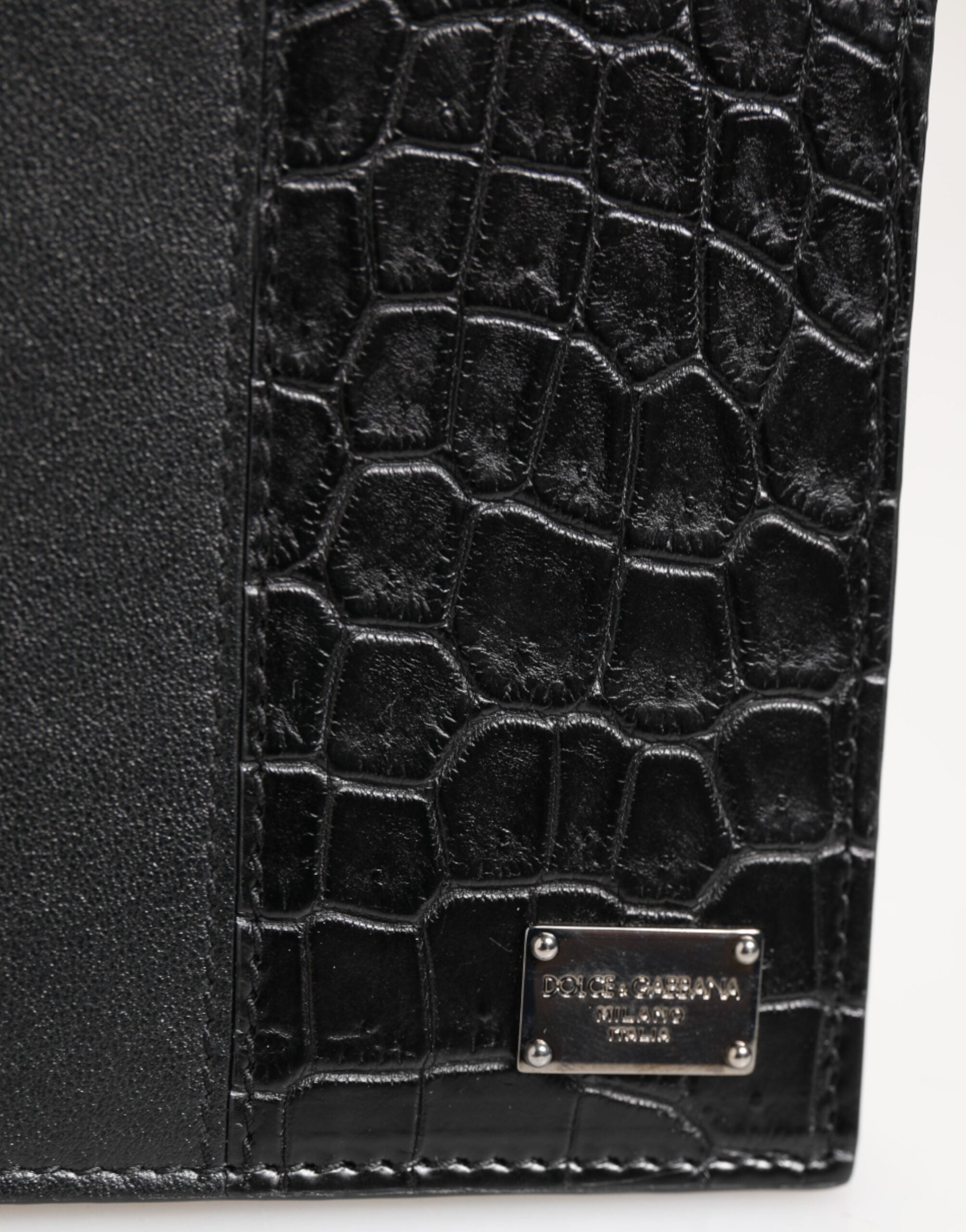 Мъжки портфейл Men’s luxury bifold wallet DOLCE & GABBANA BP1321 B2CH2 80999 Black logo view