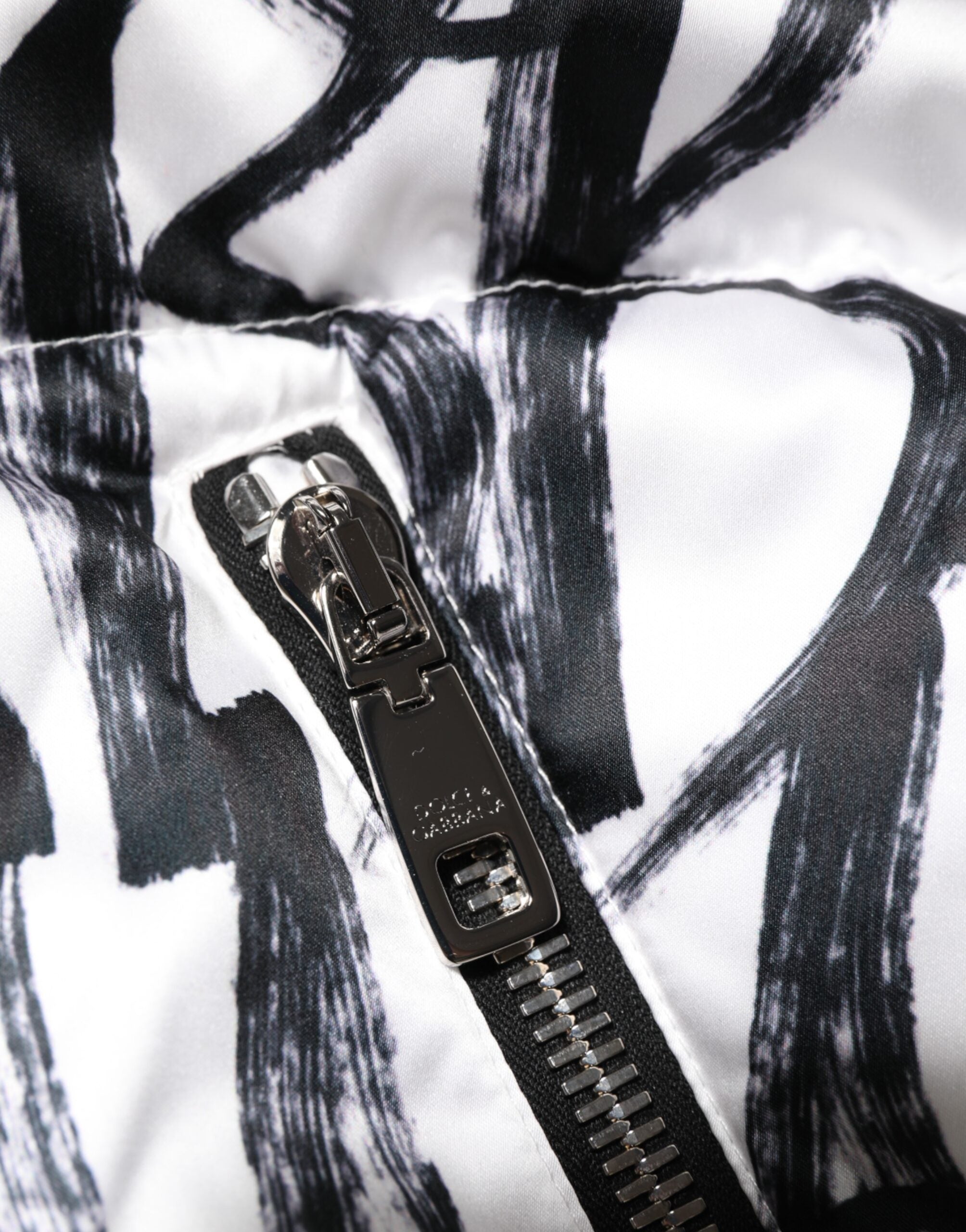 puffer jacket DOLCE & GABBANA Graffiti G9YN8T ISMBN HARZN zip view