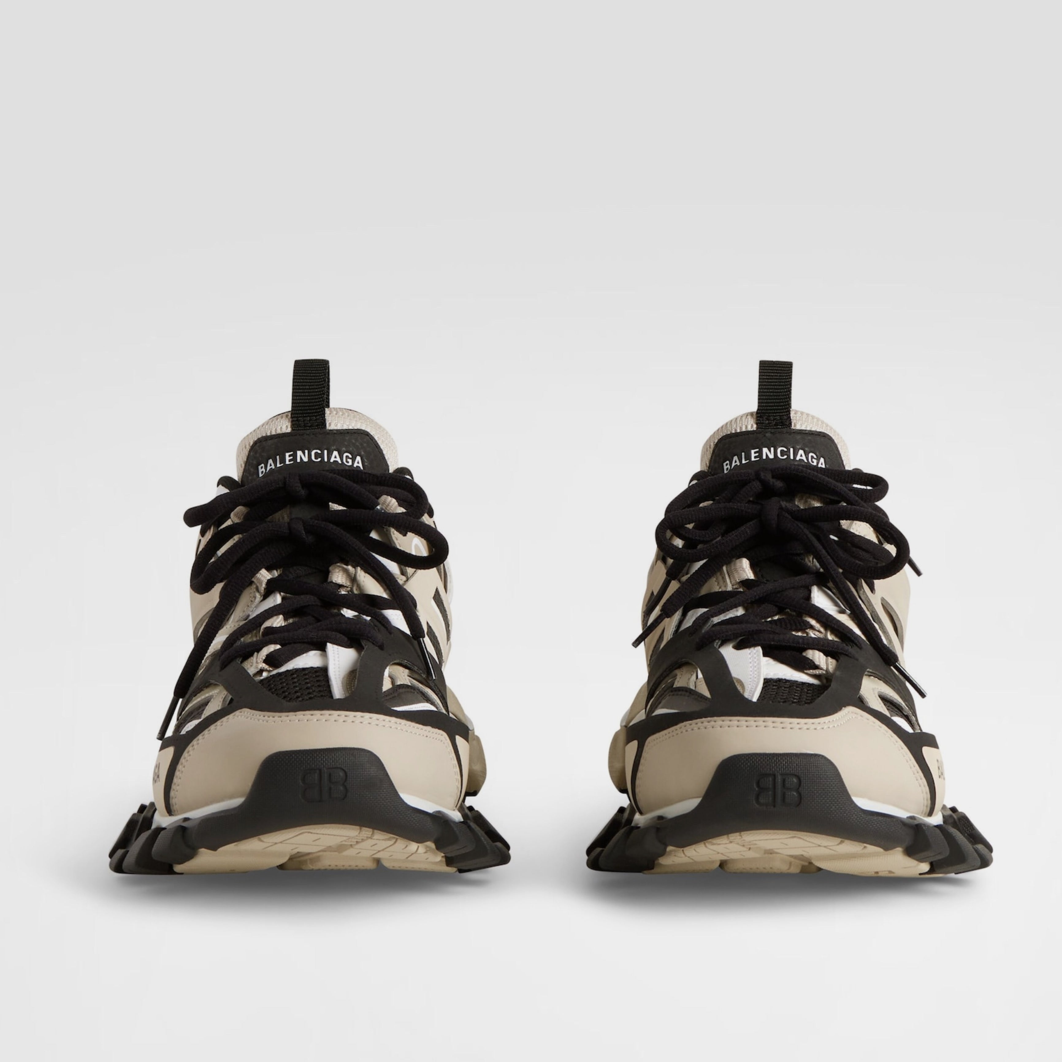 Мъжки кецове в бежово Men’s sneakers Balenciaga Track 542023W3AC48071 Beige/Black front view