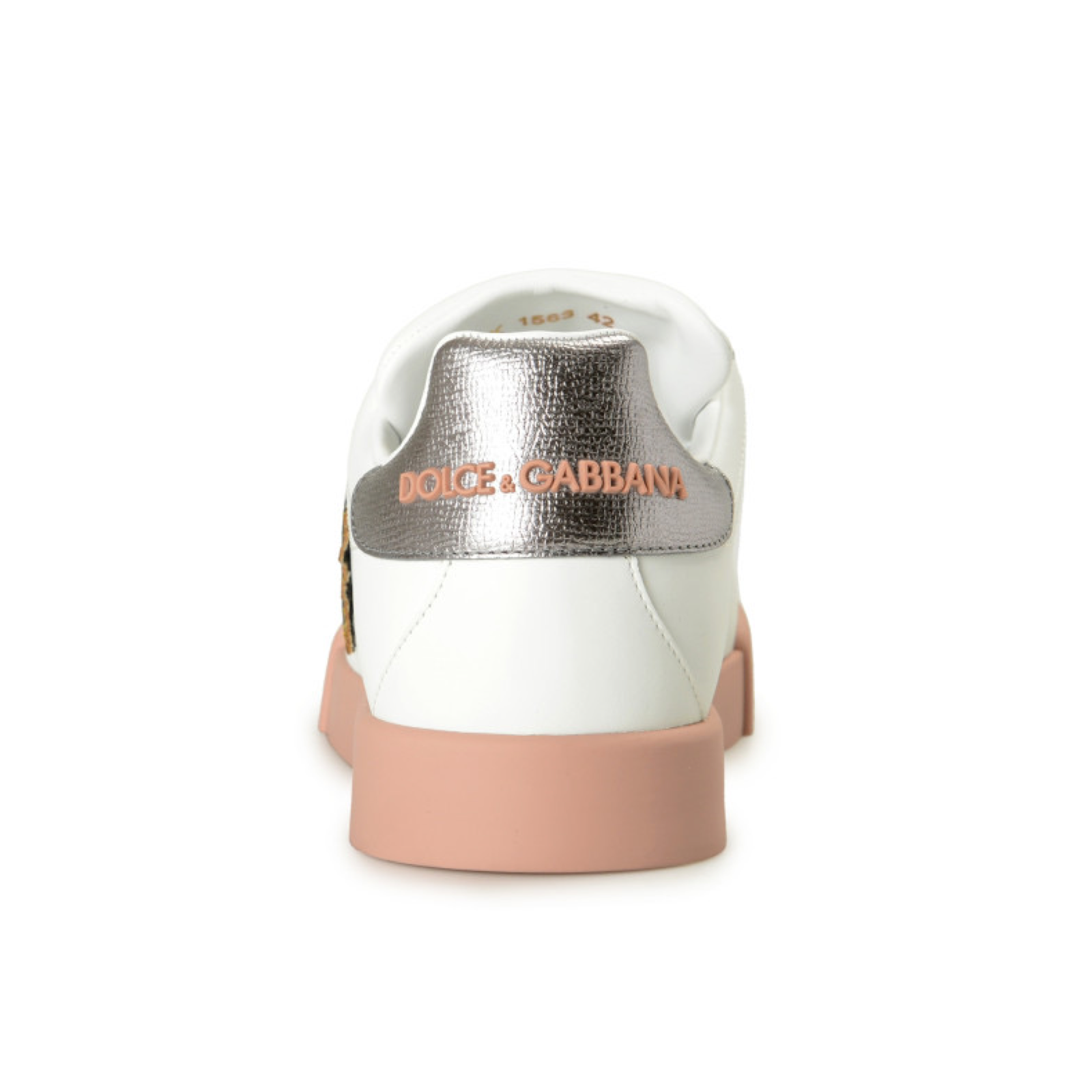 Dolce & Gabbana Portofino Heart Women Sneakers Heel View