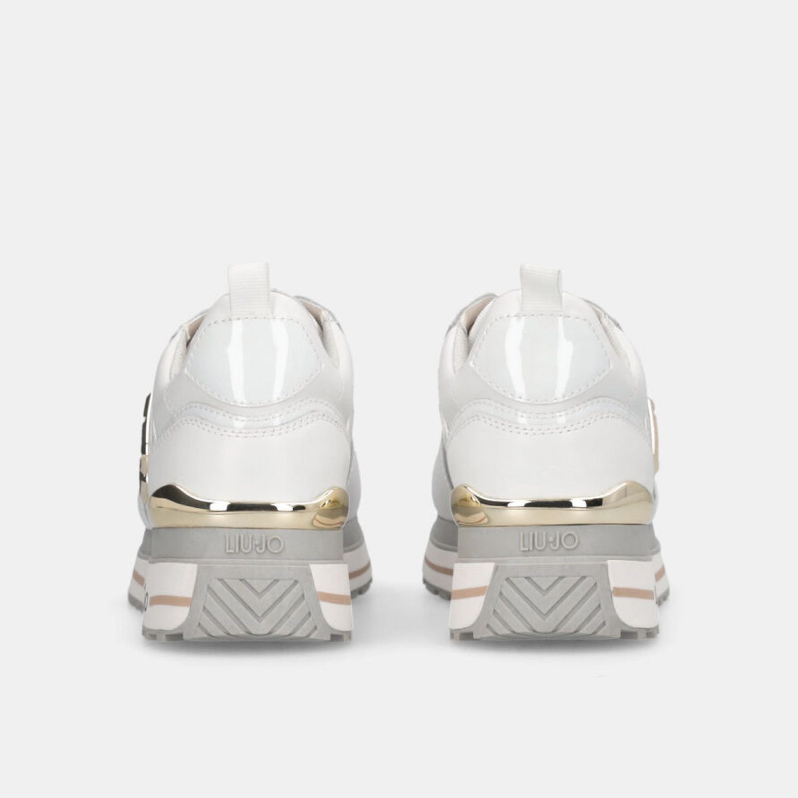 Дамски бели маратонки Liu Jo Women Sneakers BF5009P0102 Heel View
