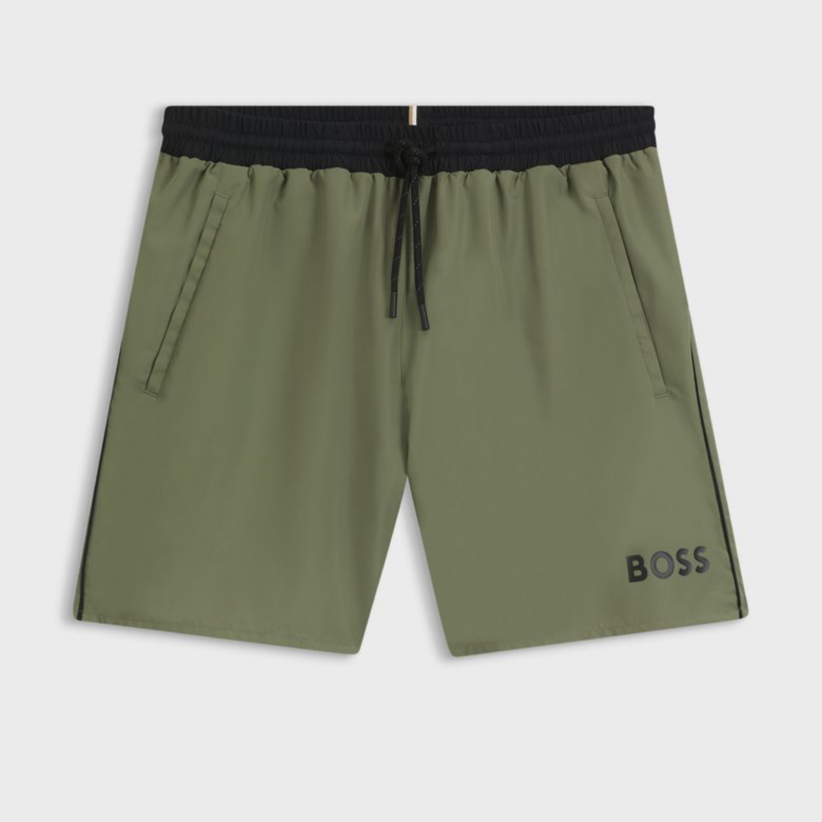 Мъжки зелени бански Boss Men Swimwear 50514429 Front View