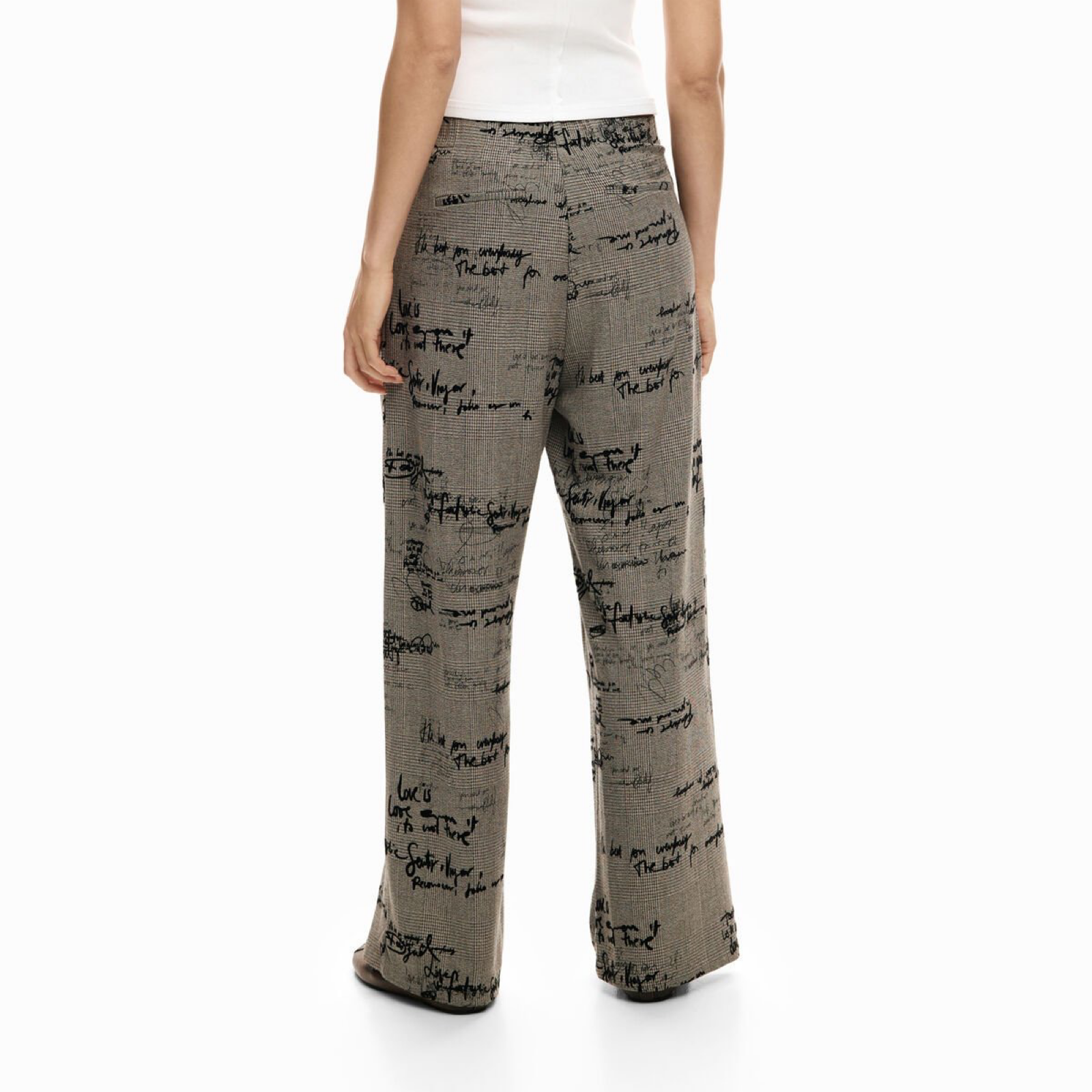 Дамски панталон Desigual Women Trousers 26SWPW39 2007 Back View
