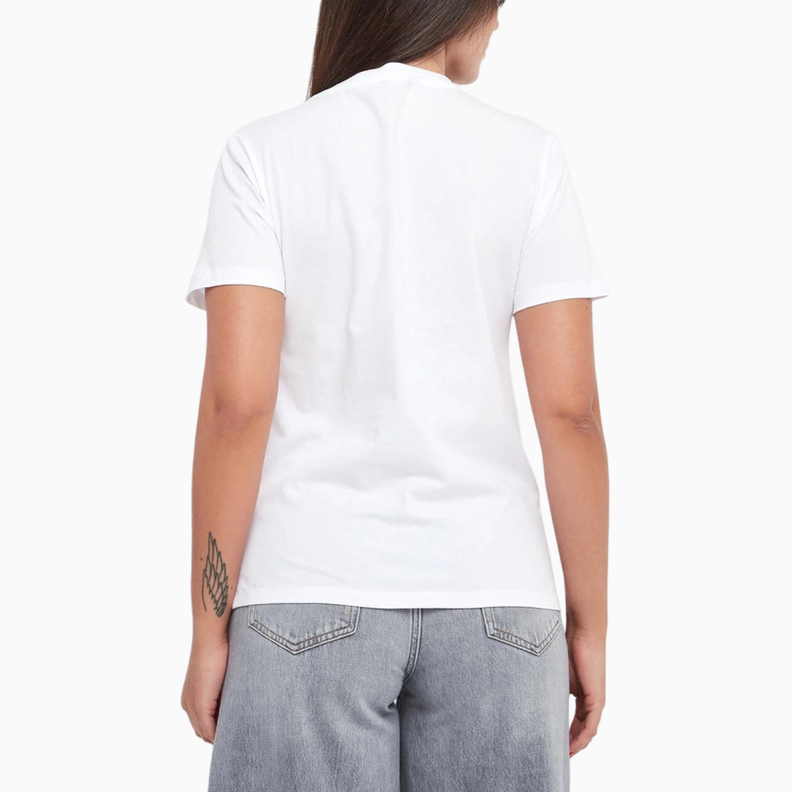 Дамска бяла тениска Liu Jo Women T-shirt WA6237 JS923 P9332 Back View