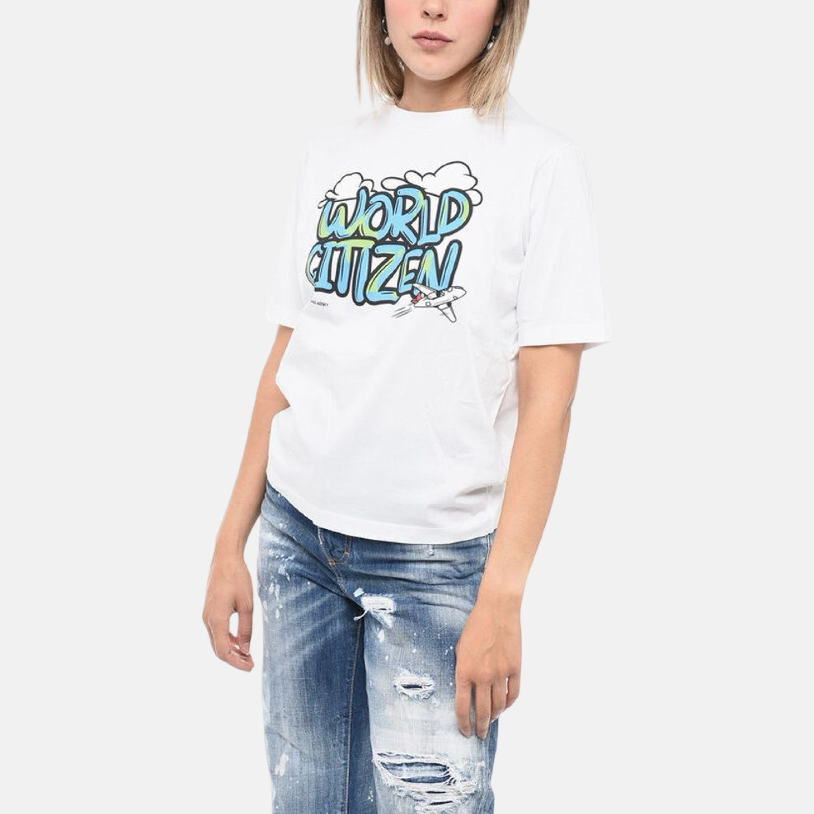 Dsquared² World Citizen Women T-Shirt Front View