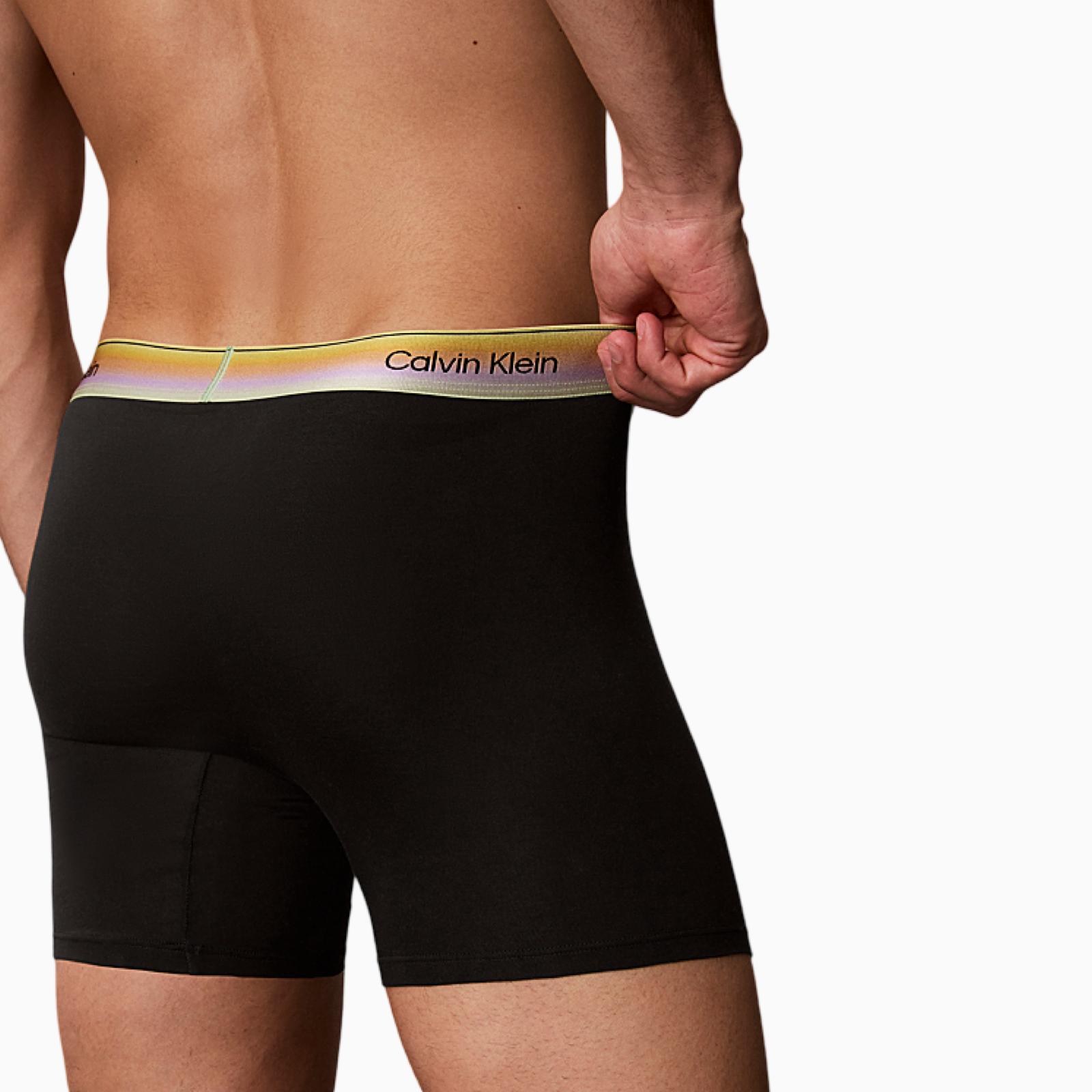 Мъжки боксерки Calvin Klein Men Boxers LV00NB4591 UB1 Back View