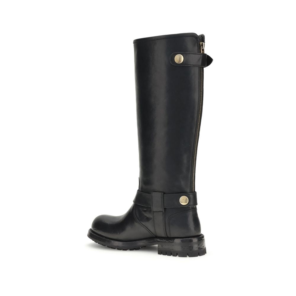 Women’s horse/biker boots Dolce & Gabbana CU1213AW35280999 angled view