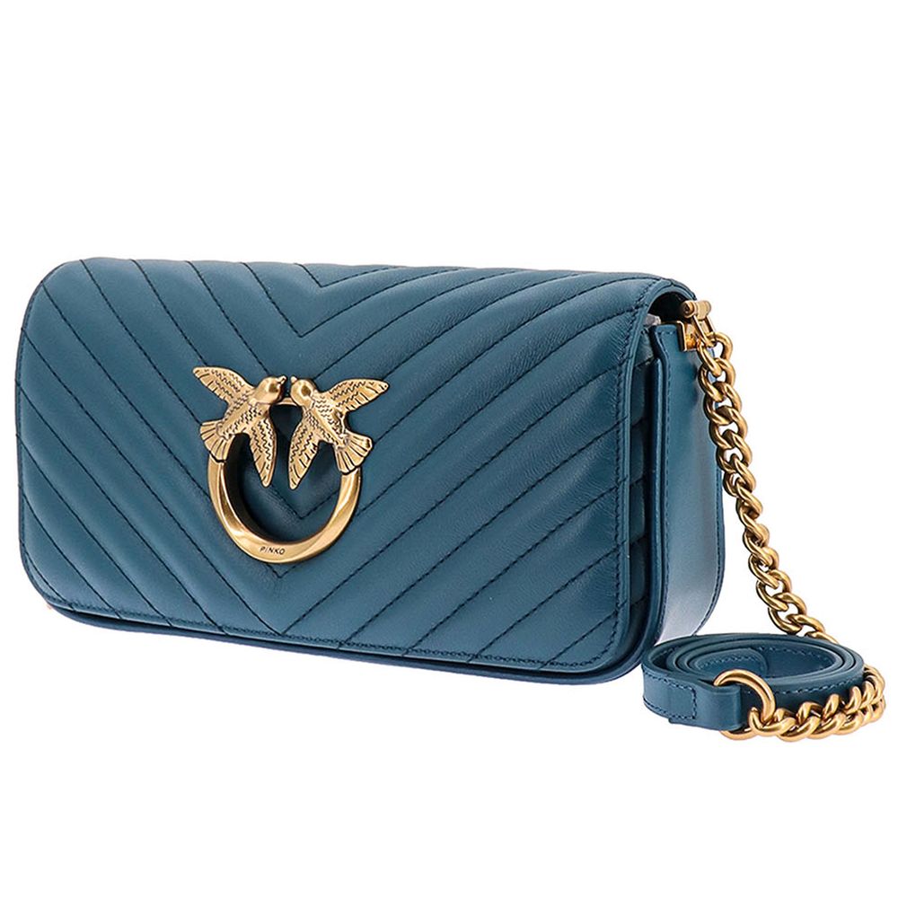 Дамска чанта Women’s shoulder bag PINKO 100068A0GKG35Q Ottanio angled view