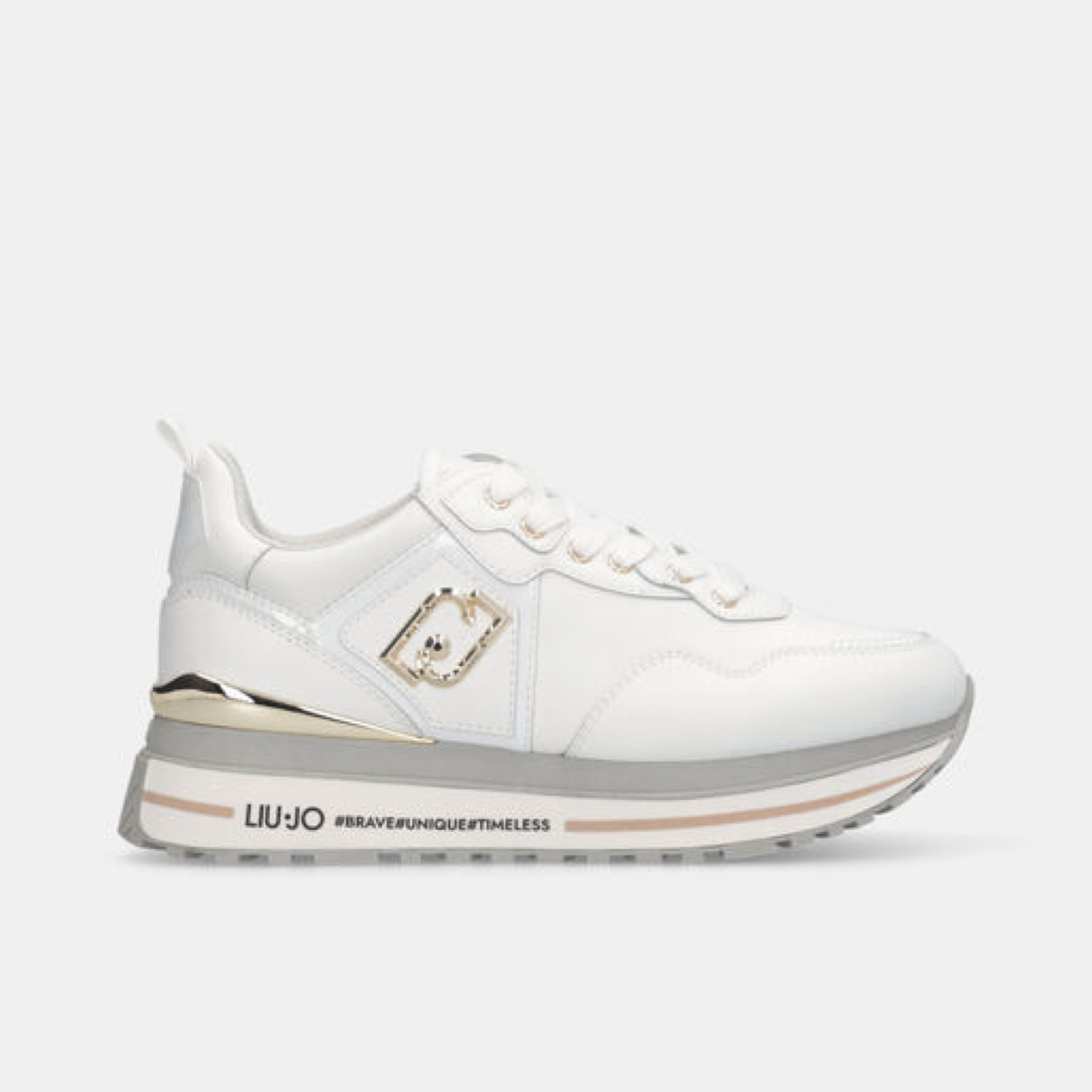 Дамски бели маратонки Liu Jo Women Sneakers BF5009P0102 Lateral View