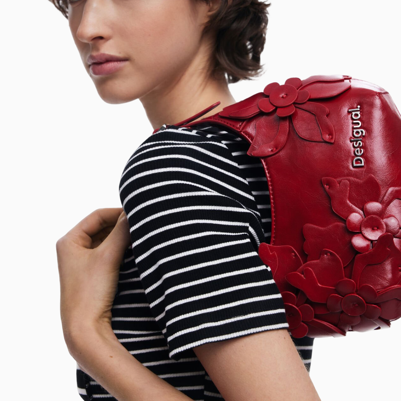 Дамска червена чанта Desigual Shoulder Bag 25WAXPC9 Model View