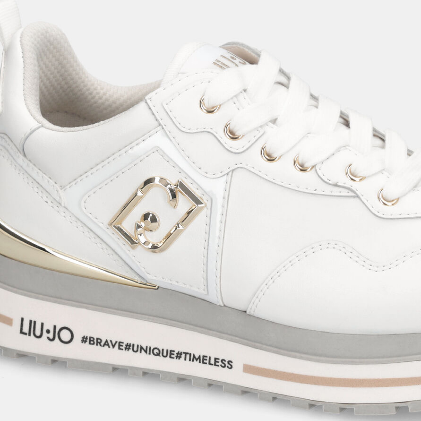 Дамски бели маратонки Liu Jo Women Sneakers BF5009P0102 Close-Up