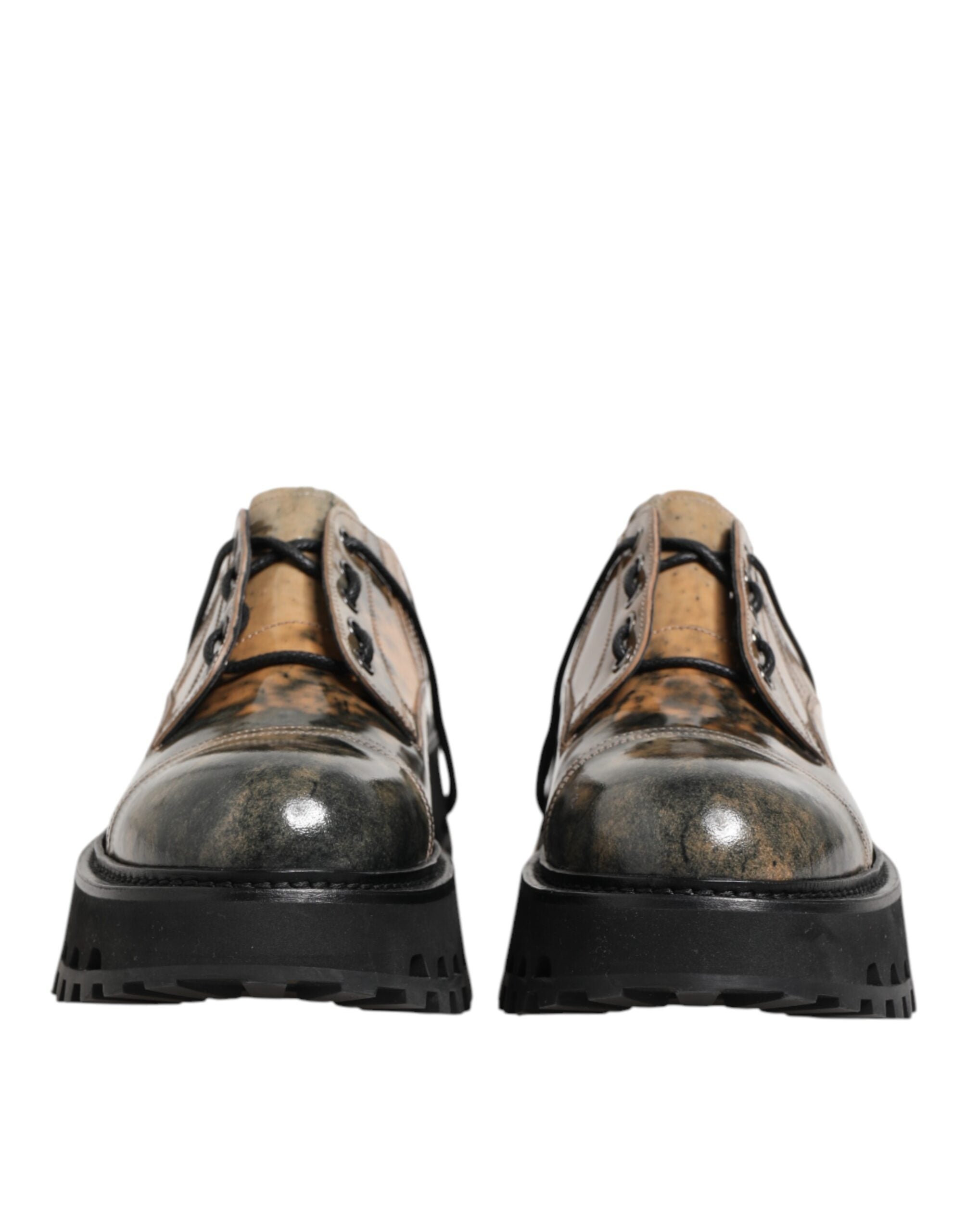 Мъжки обувки от конска кожа Men’s shoes DOLCE & GABBANA from horse leather front view