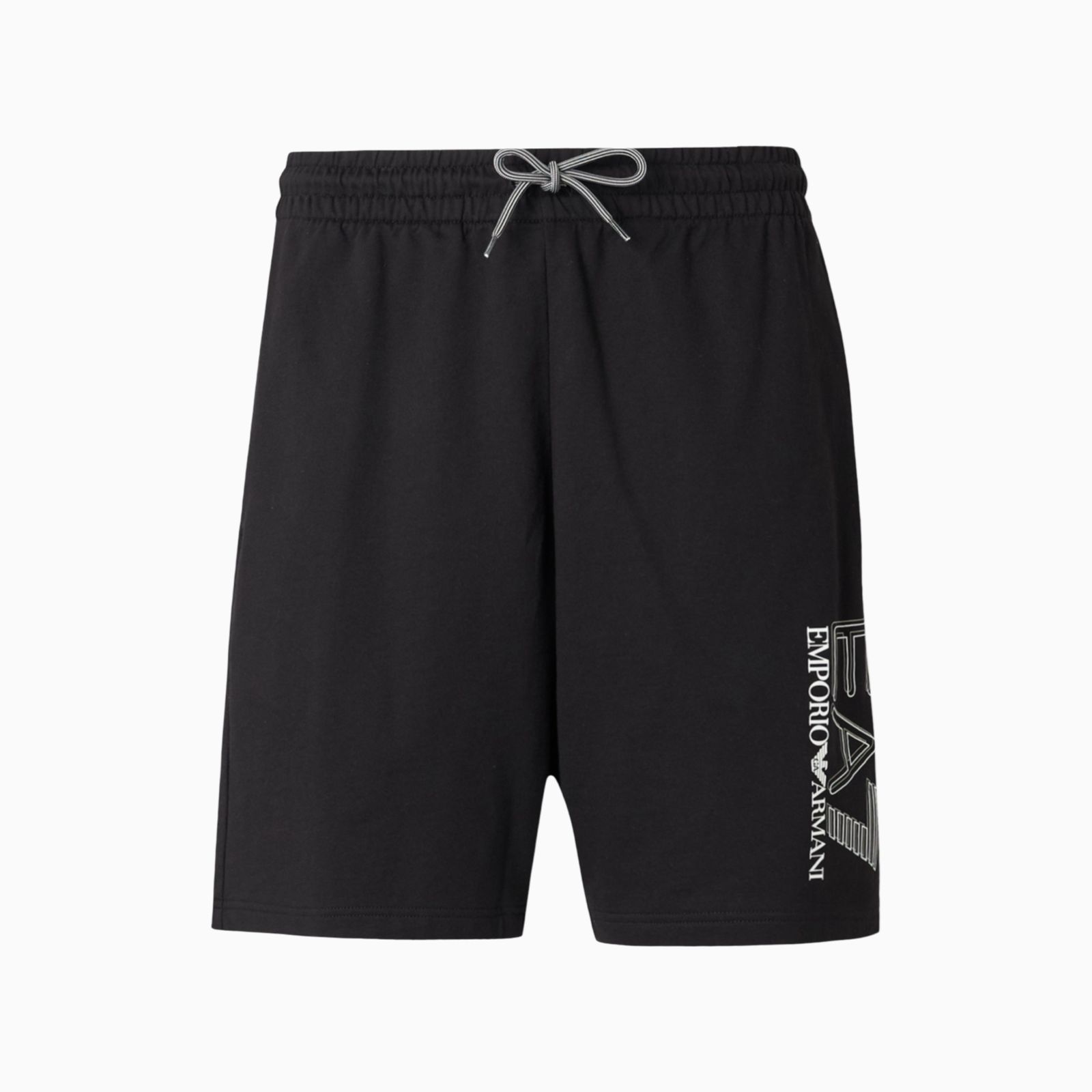 Мъжки черни къси панталони EA7 Emporio Armani Men Shorts 7M001315 AF13512 UC001 Front View