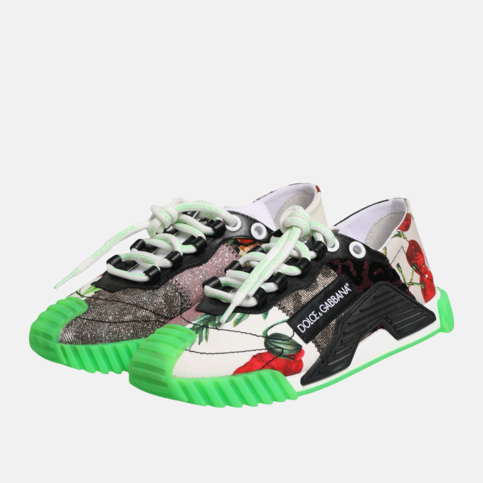 Dolce & Gabbana NS1 DG Logo Cherry Women Sneakers