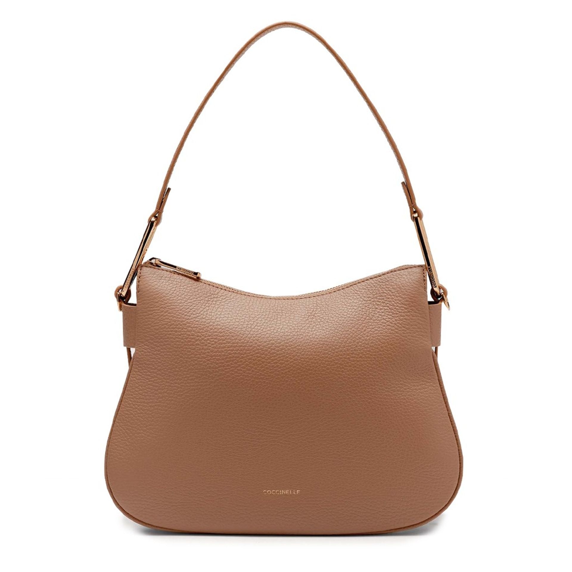 Дамска чанта Women’s shoulder bag Coccinelle E1PQR130201 N71 Brown front view