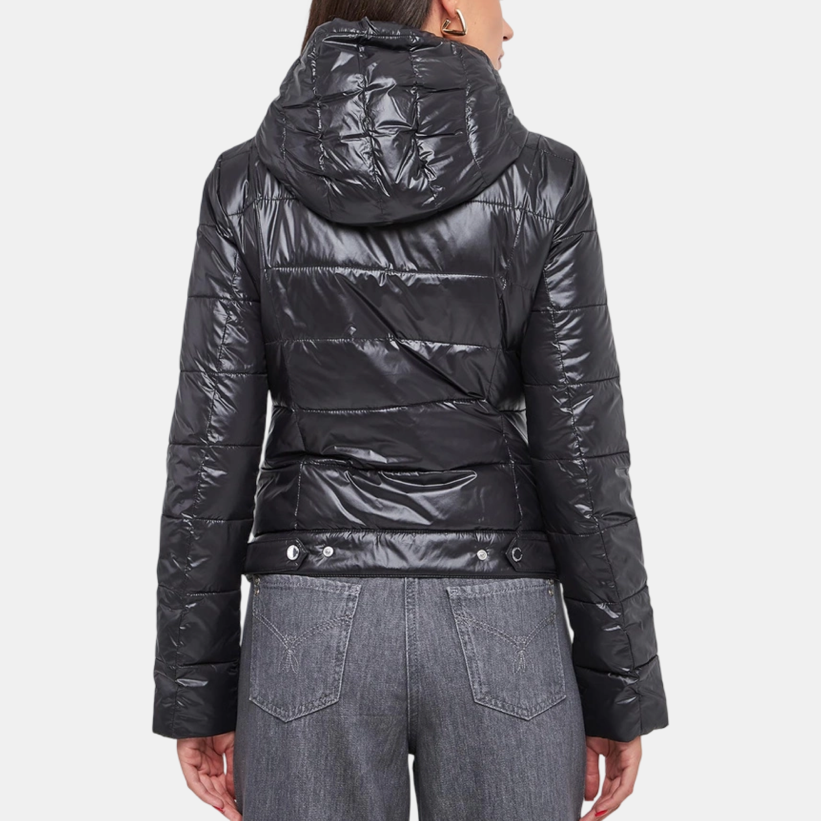 Дамско черно яке Patrizia Pepe Women Jacket 8O0135 A503 K103 Back View