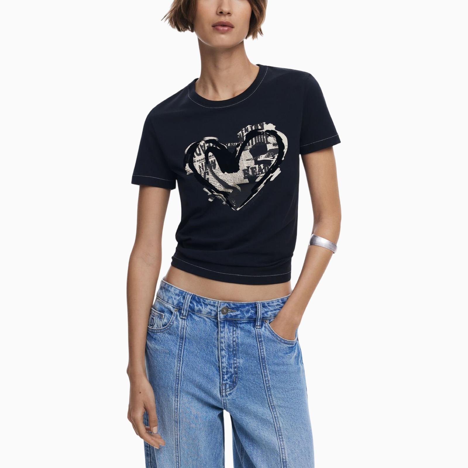 Дамска тениска Liu Jo Women T-shirt 
25WWTK04 Front View