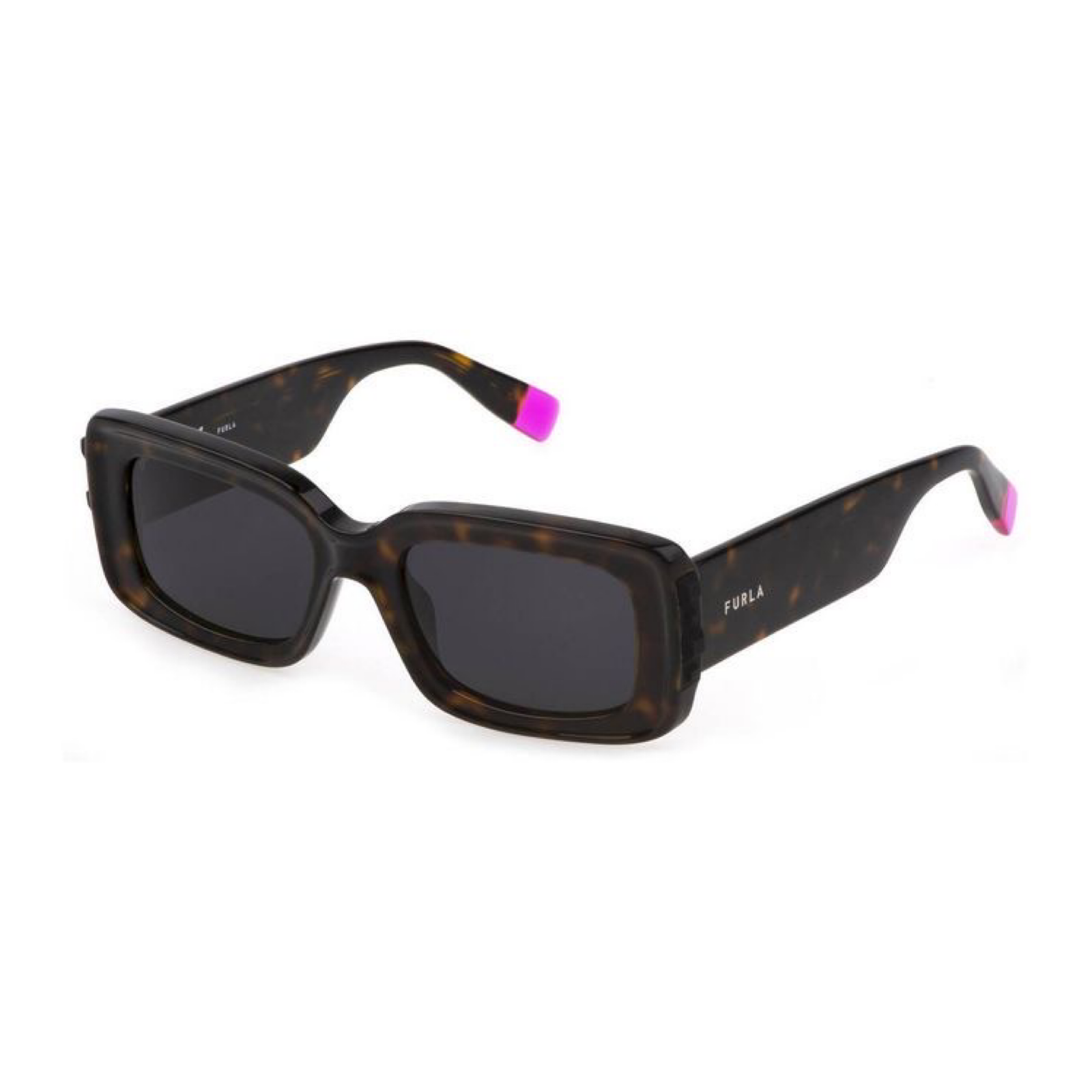 Furla Brown Plastic Sunglasses